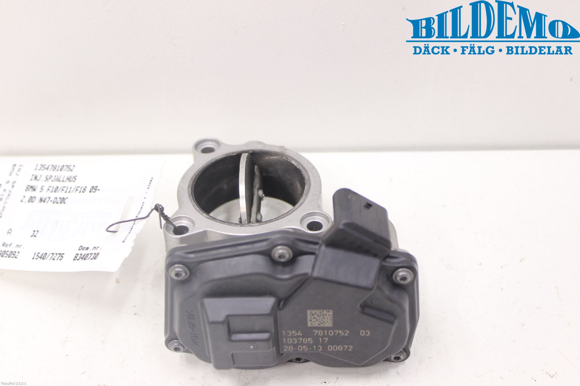 BMW 5 F10/F11/F18 09-17 Injspjällhus