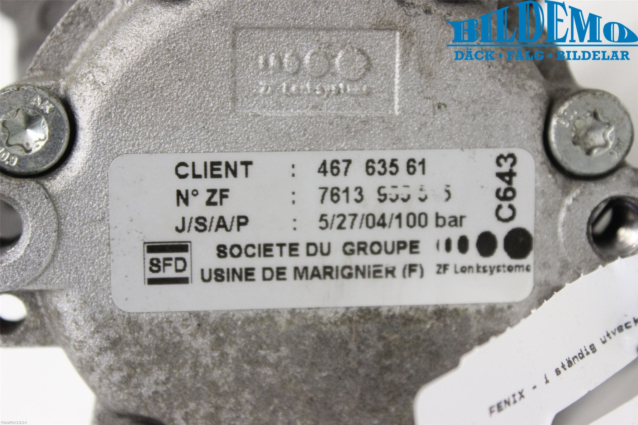 Alfa GT Styrservopump