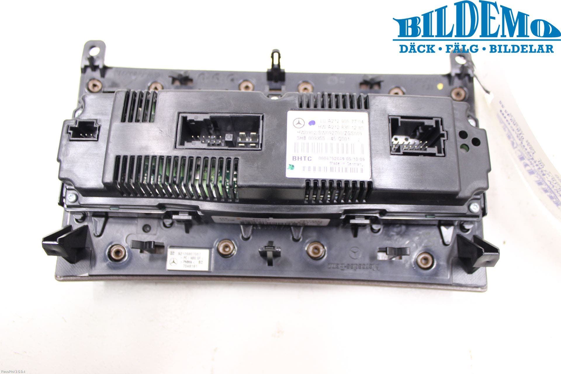 Mercedes-Benz MB E-KLASS (W212) 09-16 Ac Styrenhet Ac Manöveren