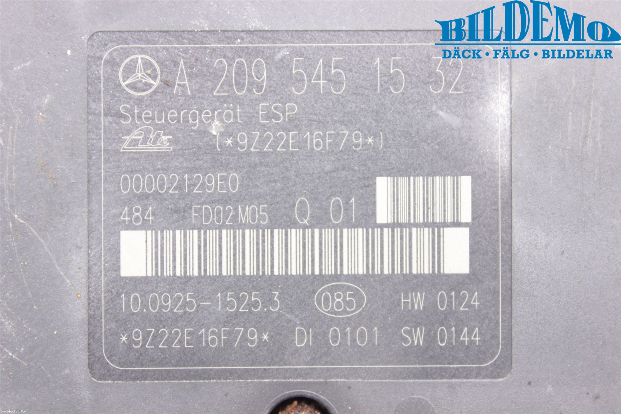 Mercedes-Benz MB CLK (C209) 02-09 Abs Hydraulaggregat