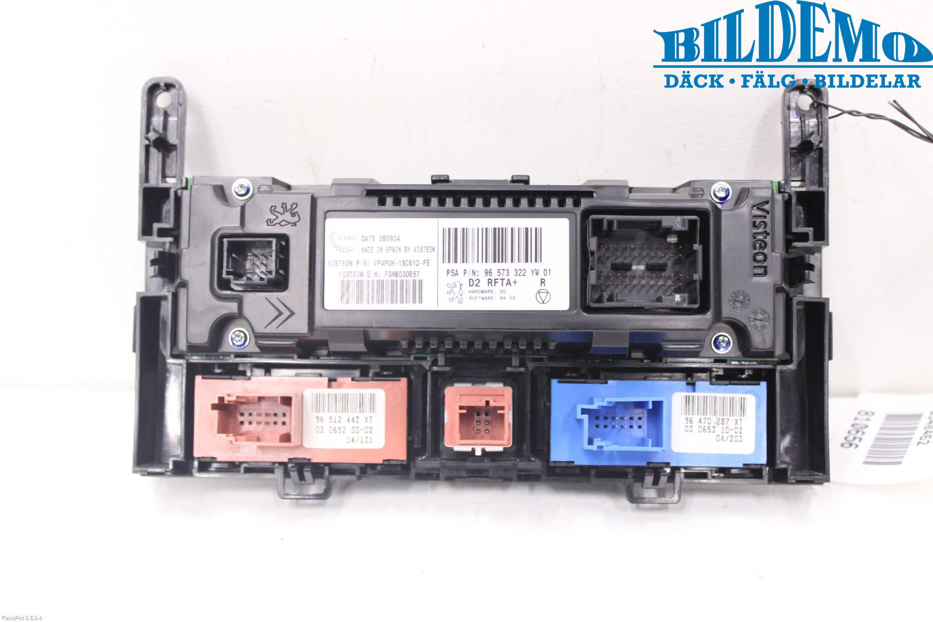 Peugeot 407 Ac Styrenhet Ac Manöveren