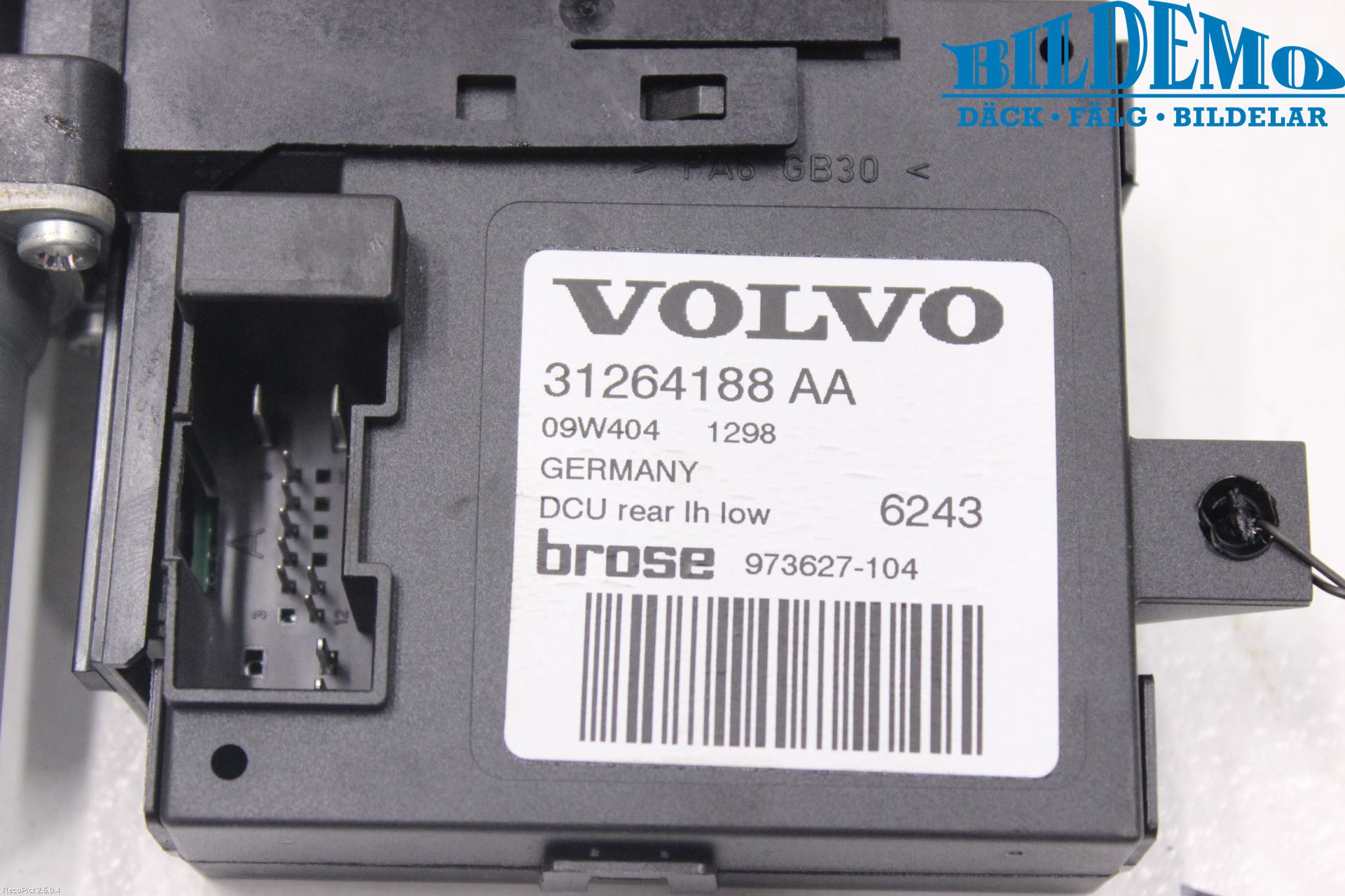 Volvo S40 08-12 Fönsterhissmotor