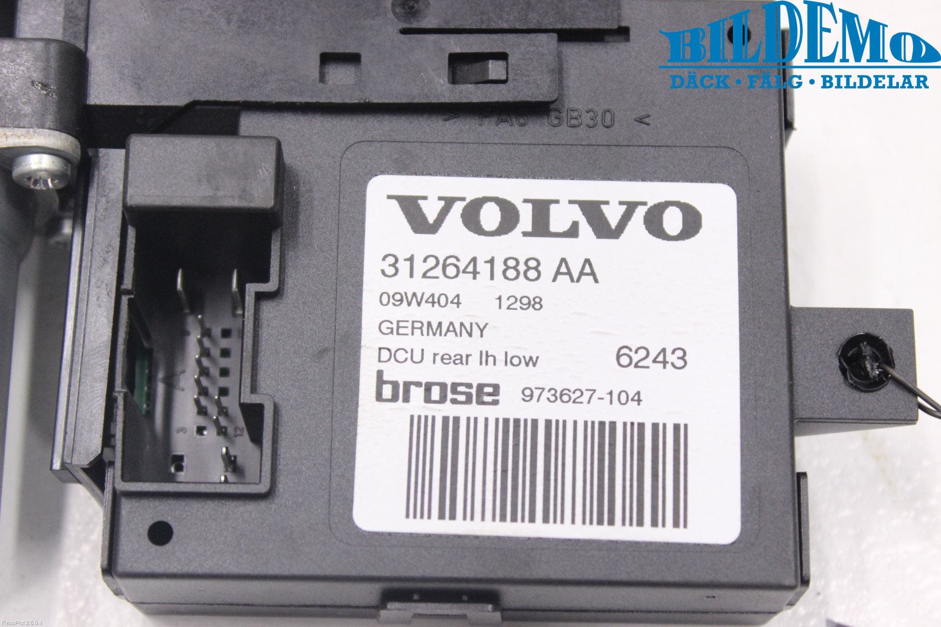 Volvo S40 08-12 Fönsterhissmotor