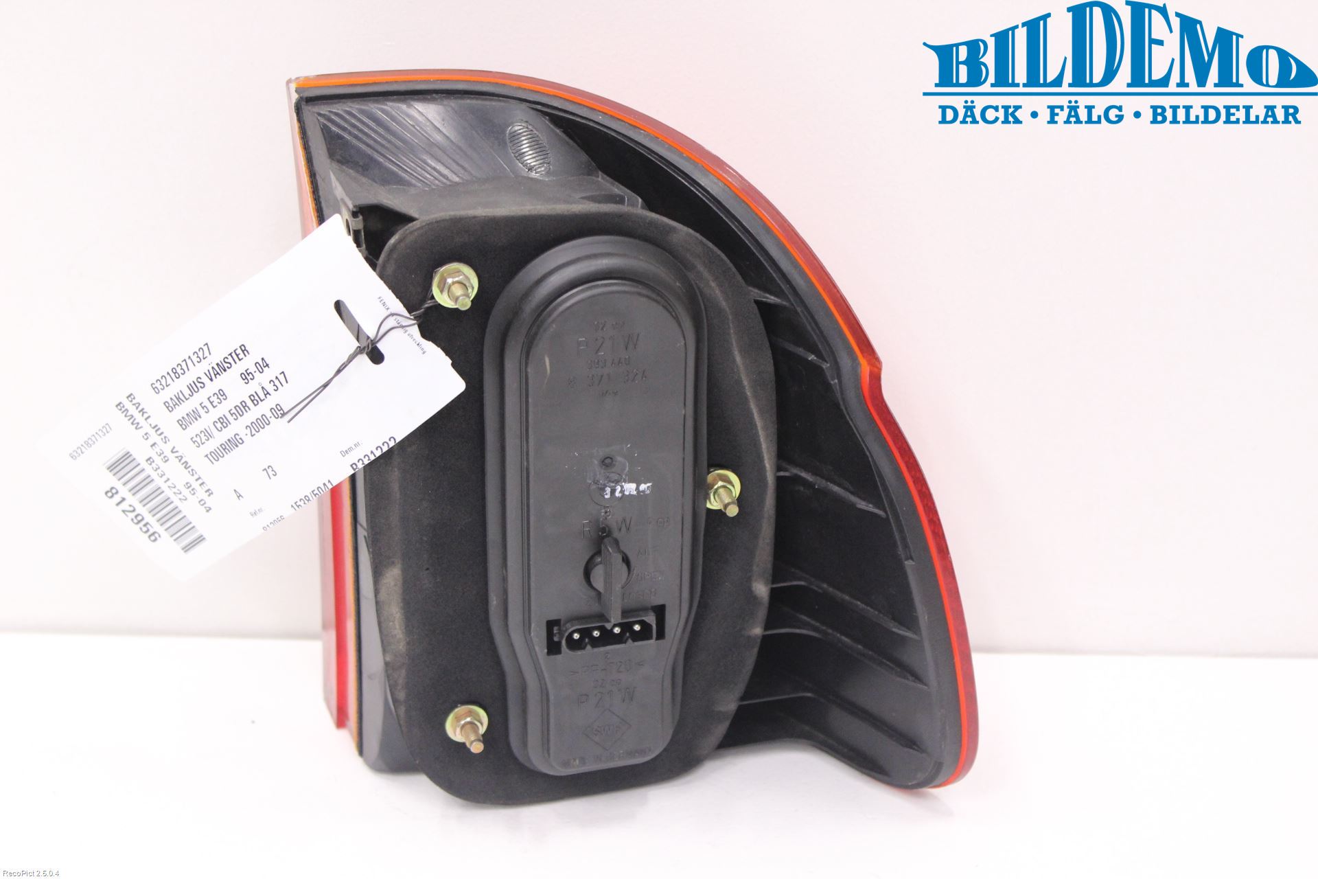 BMW 5 E39 95-04 Bakljus Vänster
