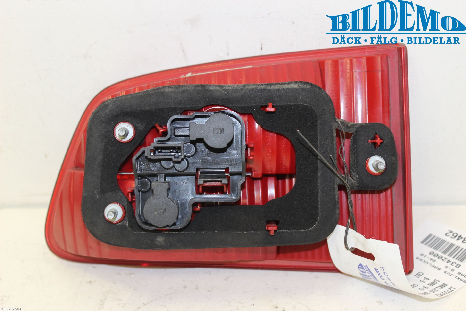 Saab 9-5     06-10 Bakljus Lucka Vä