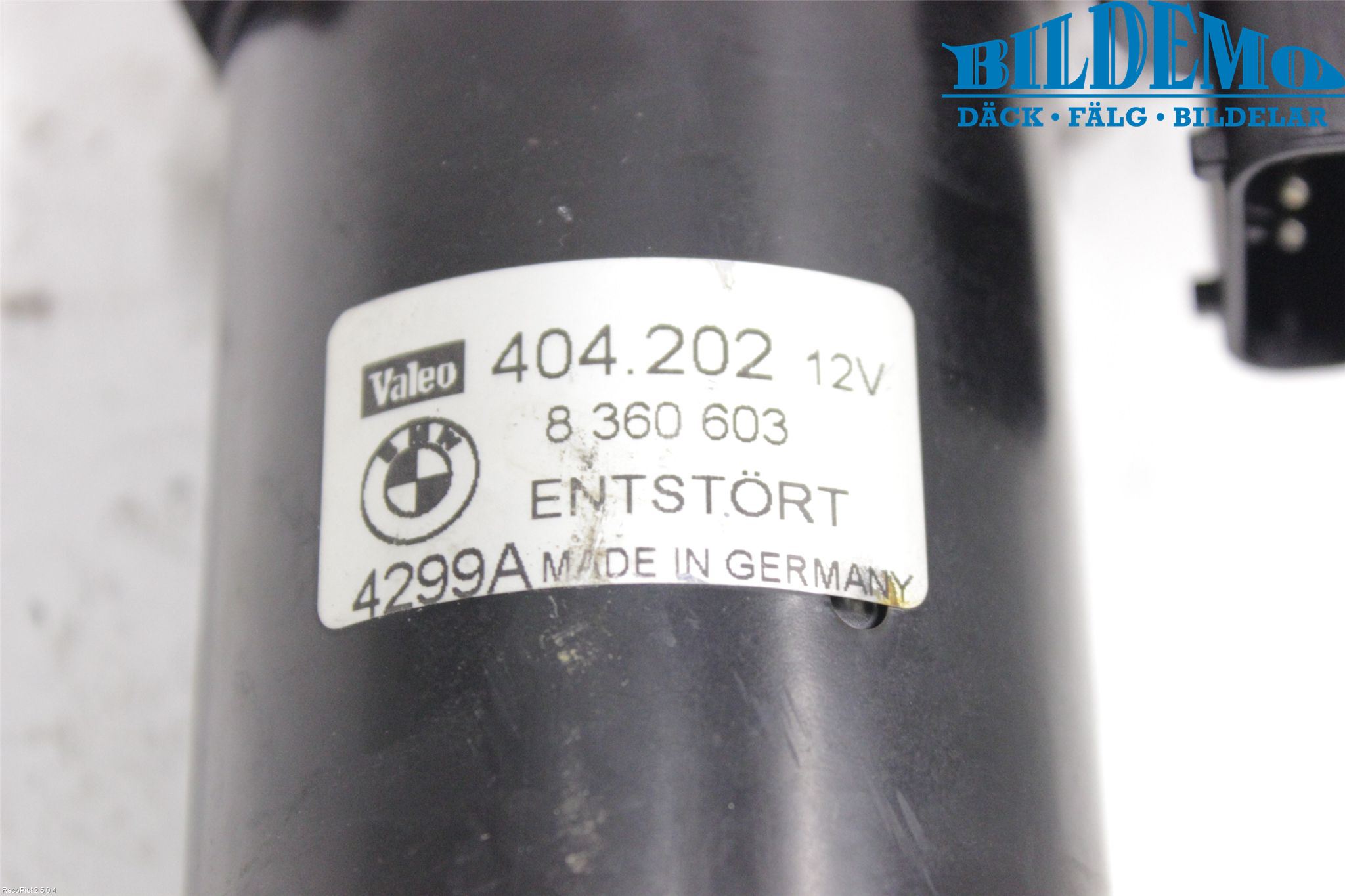 BMW 5 E39 95-04 Torkarmotor Vindruta