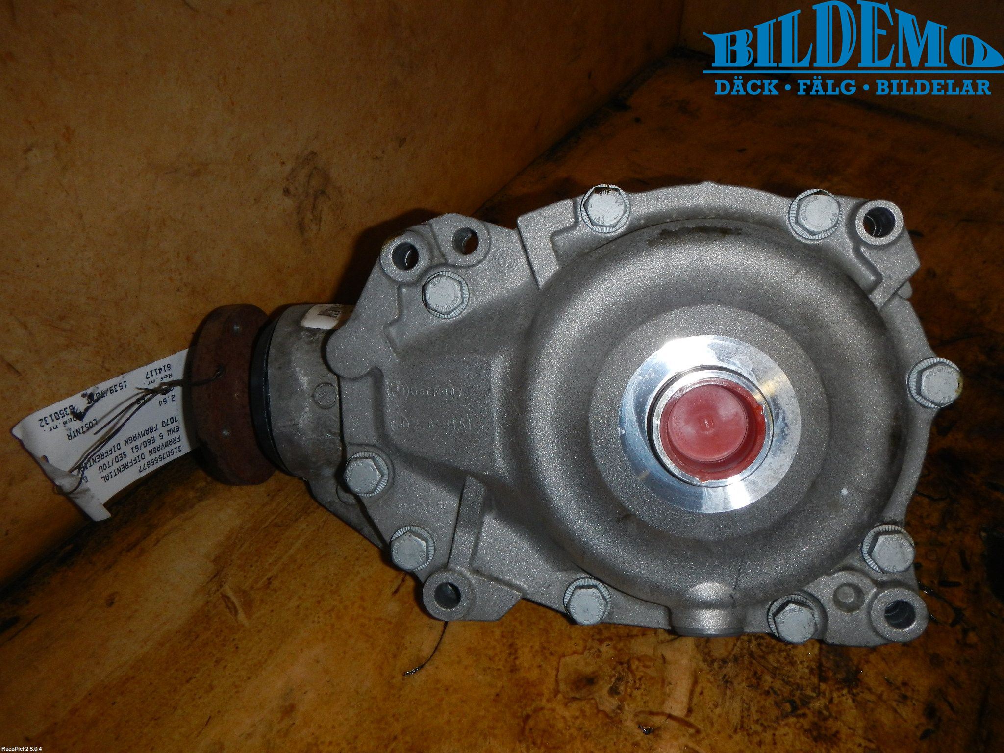 BMW 5 E60/61 Sed/Tou 02-10 Framvagn Diffrential