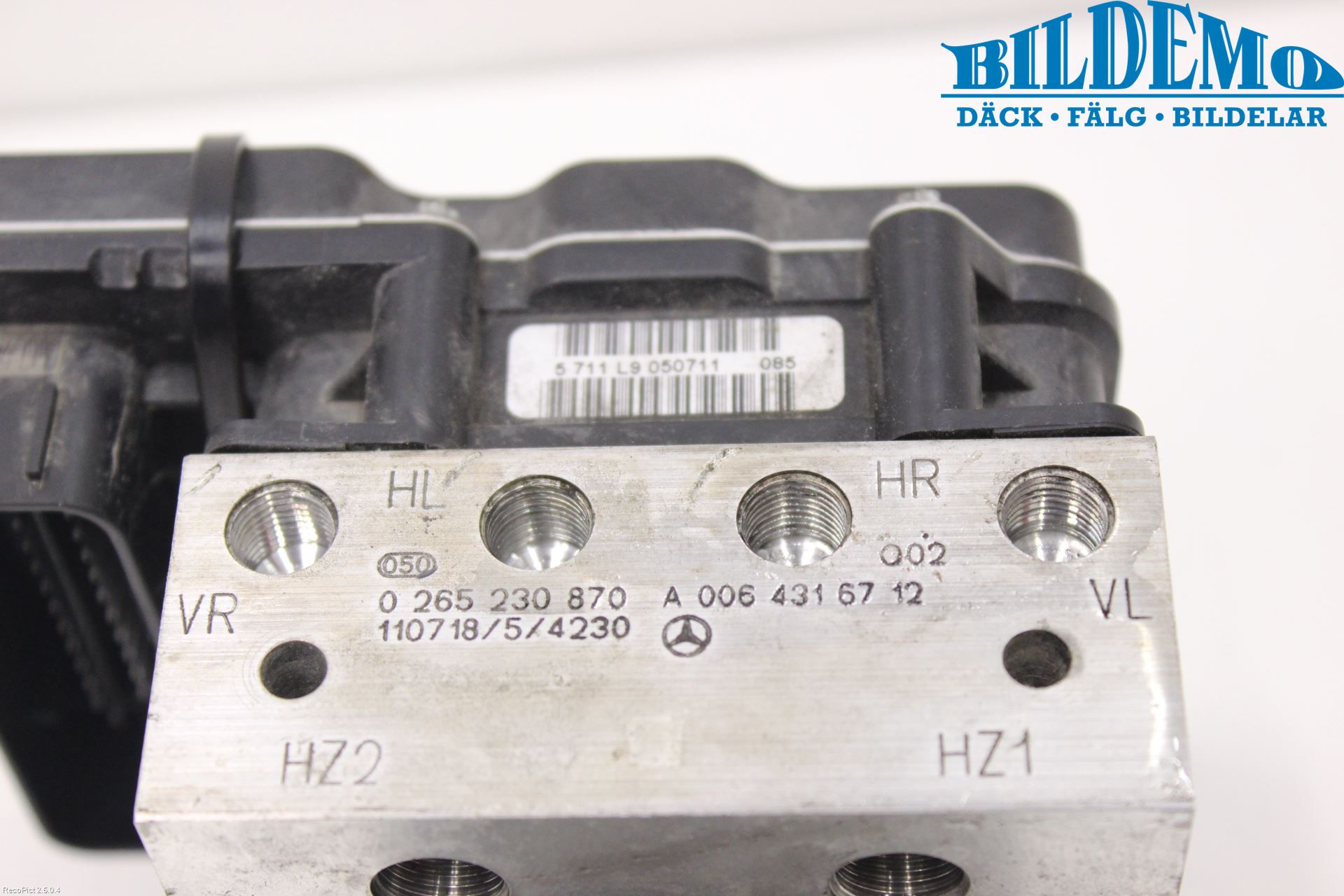 Mercedes-Benz MB A-KLASS (W169) 04-12 Abs Hydraulaggregat