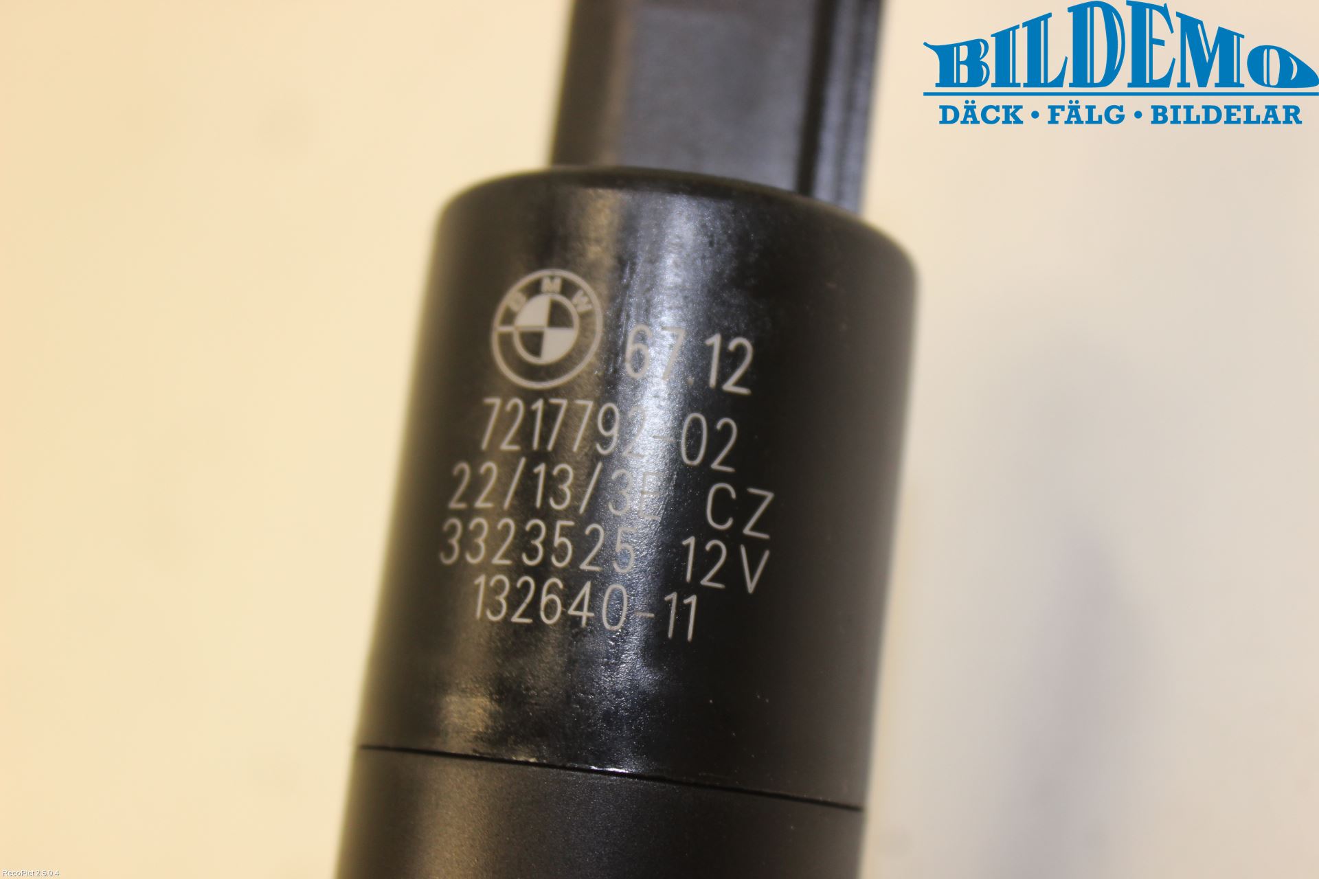 BMW 3 F30/F31/F80 12-19 Spolarpump Högtryck