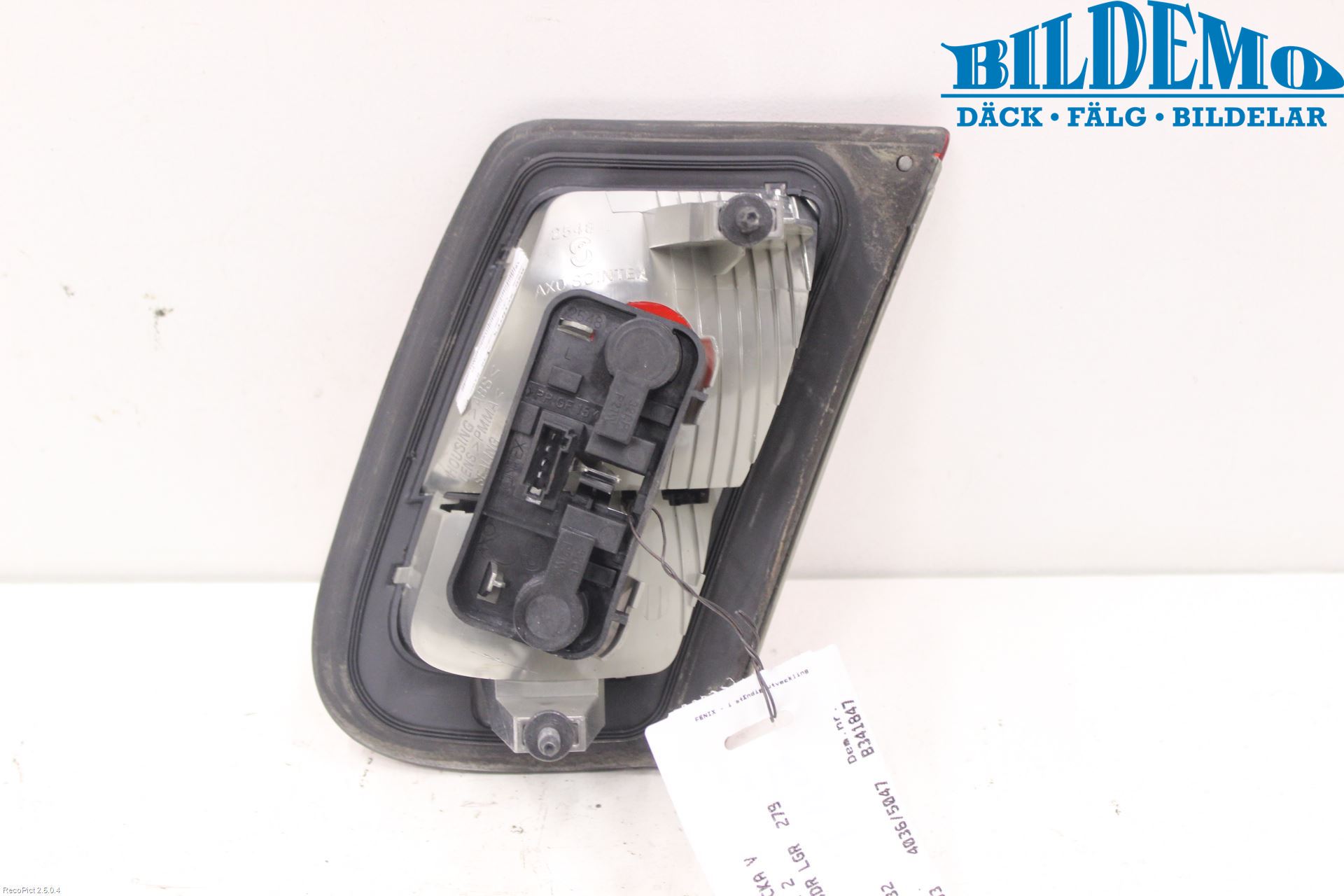 Saab 9-3 VER 2 Bakljus Lucka Vä