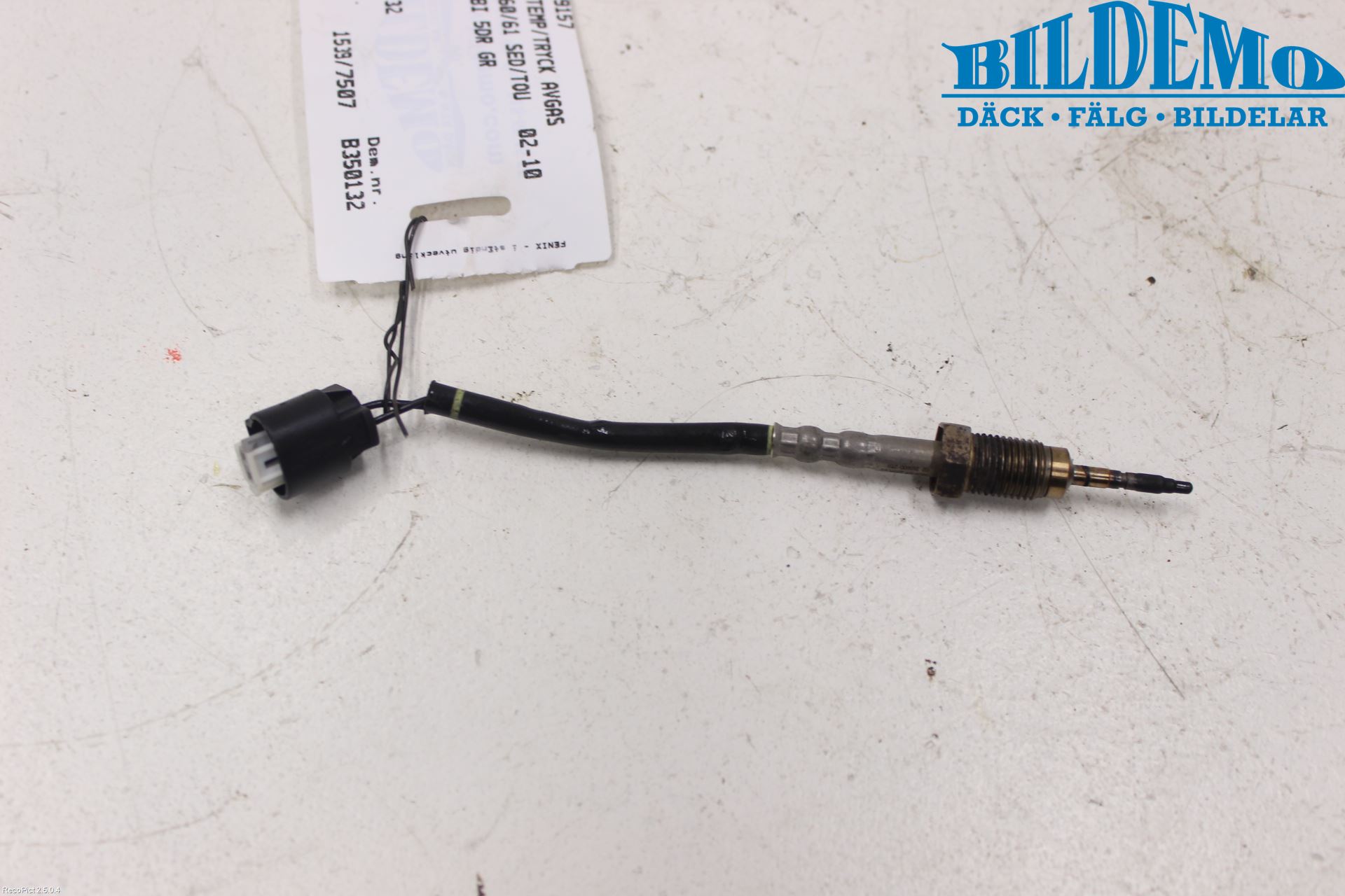 BMW 5 E60/61 Sed/Tou 02-10 Givare Temp-Tryck Avgas