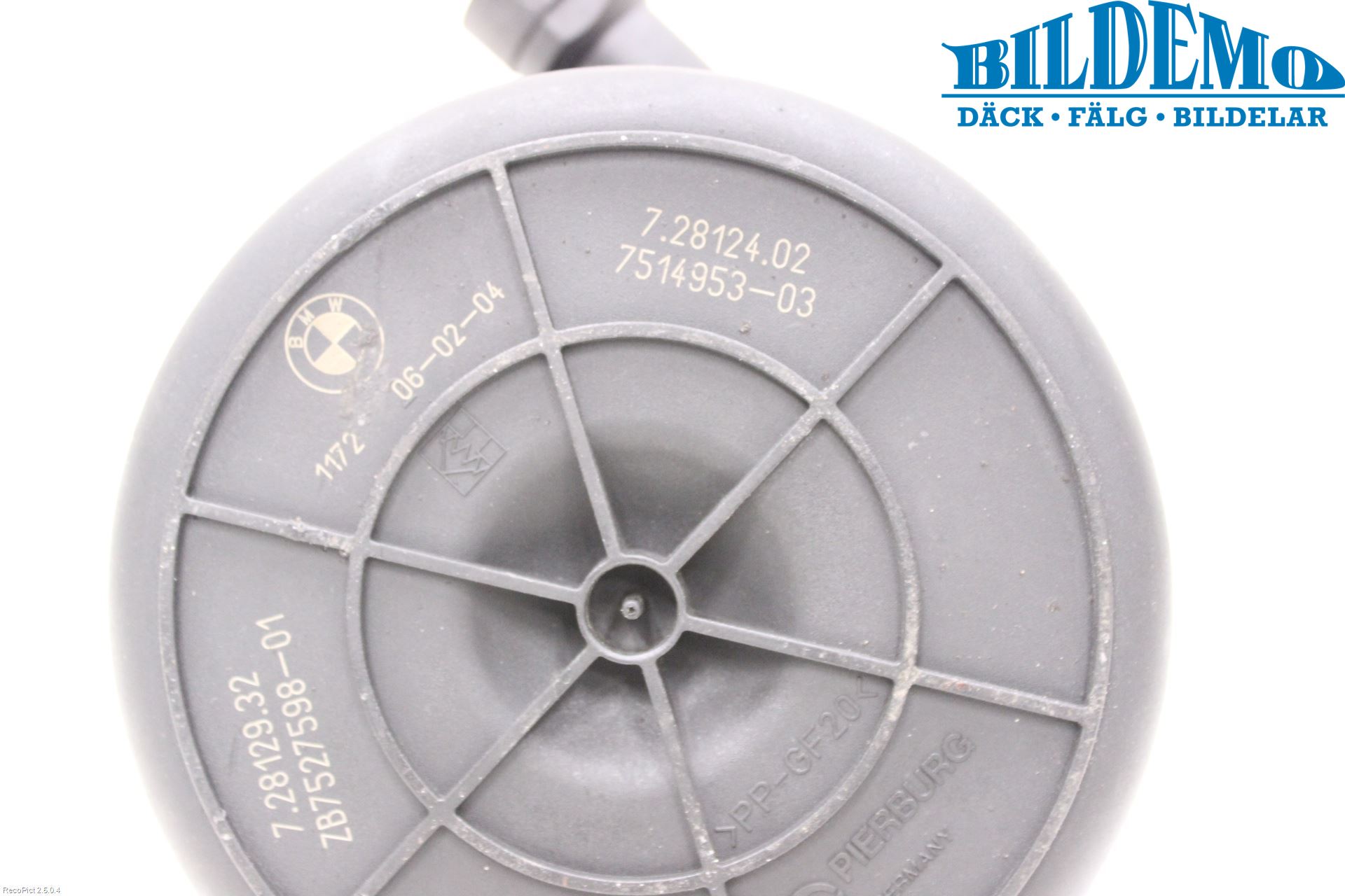BMW 5 E60/61 Sed/Tou 02-10 Luftpump-Avgasrening