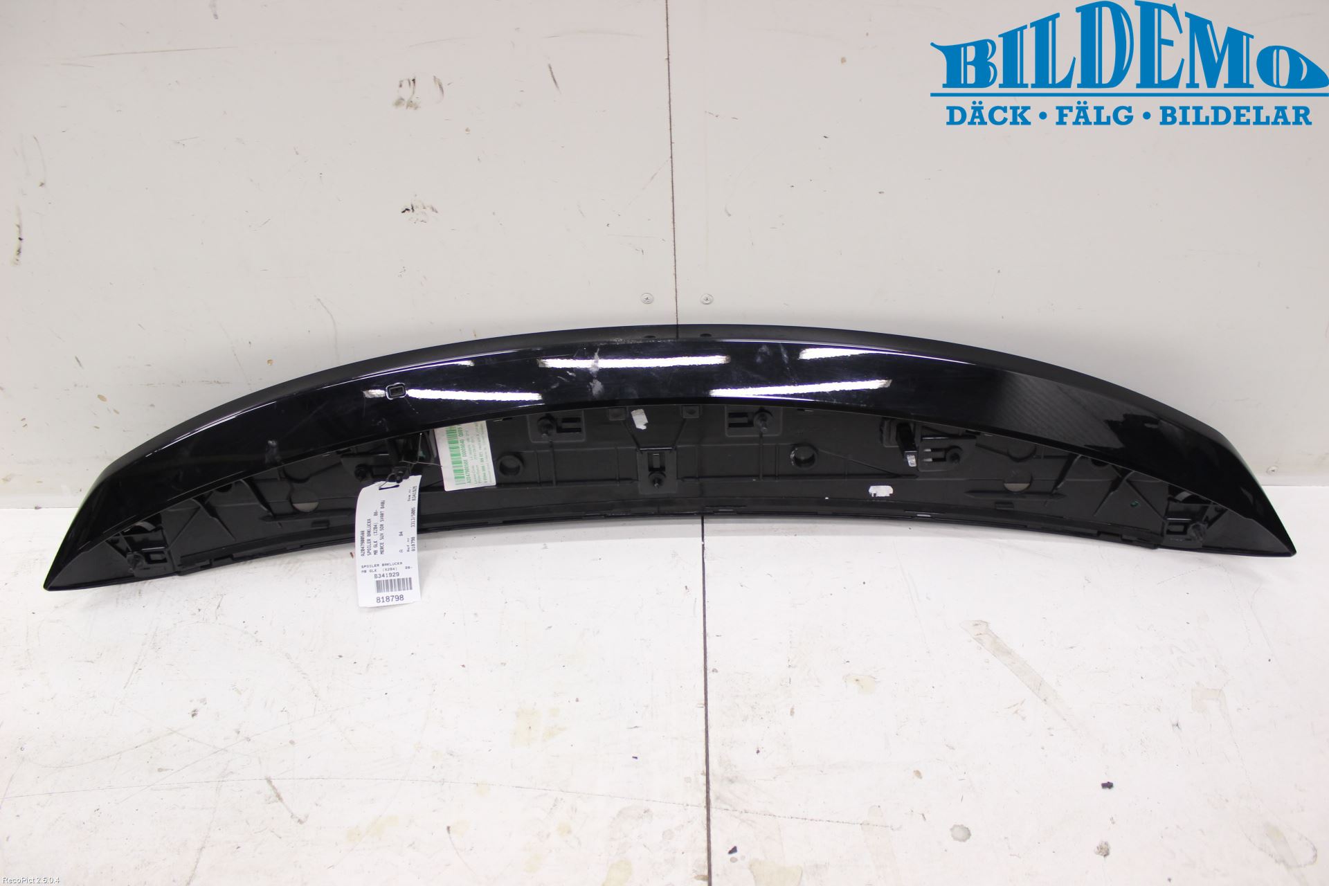 Mercedes-Benz MB GLK-KLASS (X204) 08-16 Spoiler Baklucka