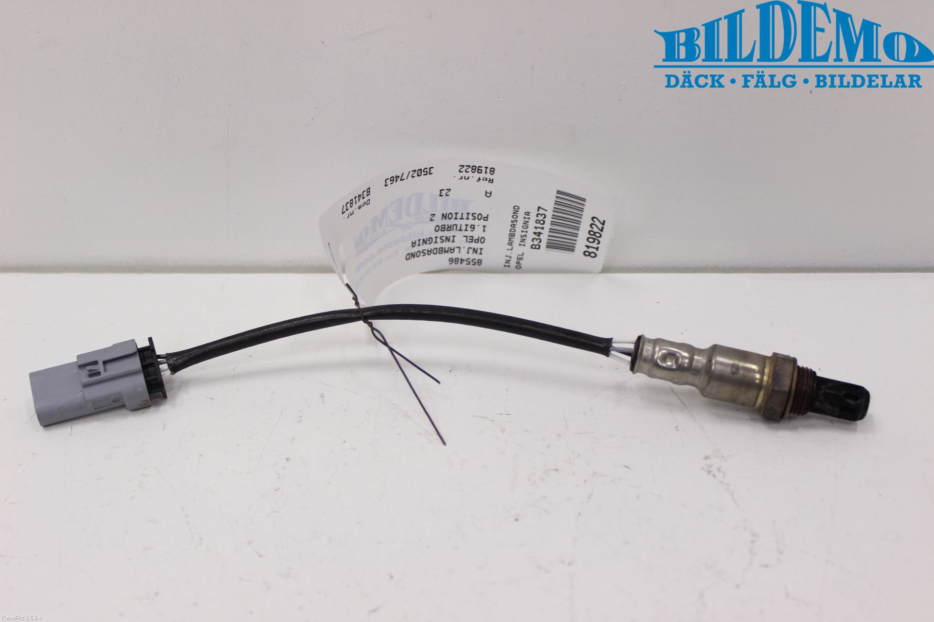 Opel INSIGNIA 09-16 Injlambdasond
