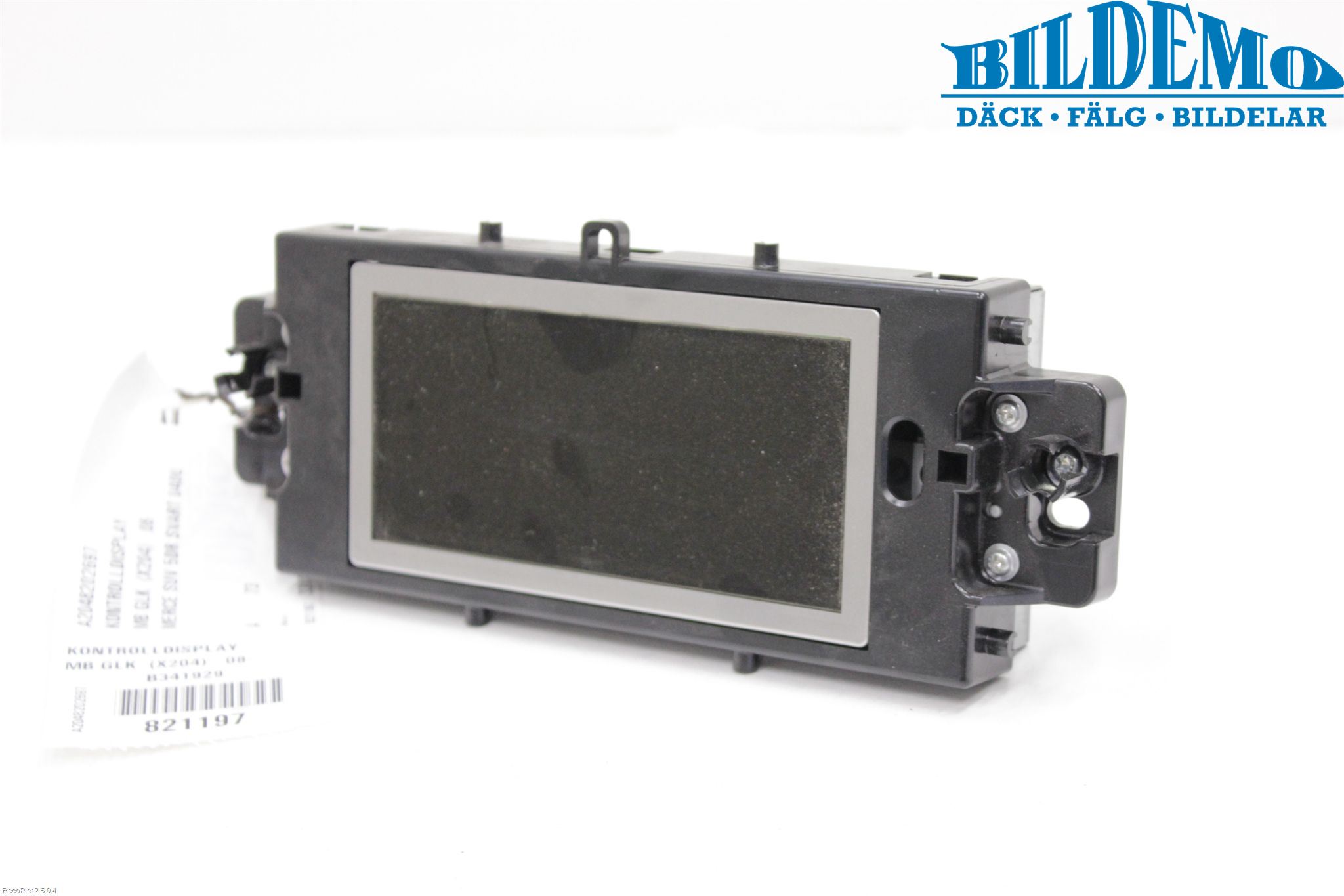 Mercedes-Benz MB GLK-KLASS (X204) 08-16 Kontrolldisplay
