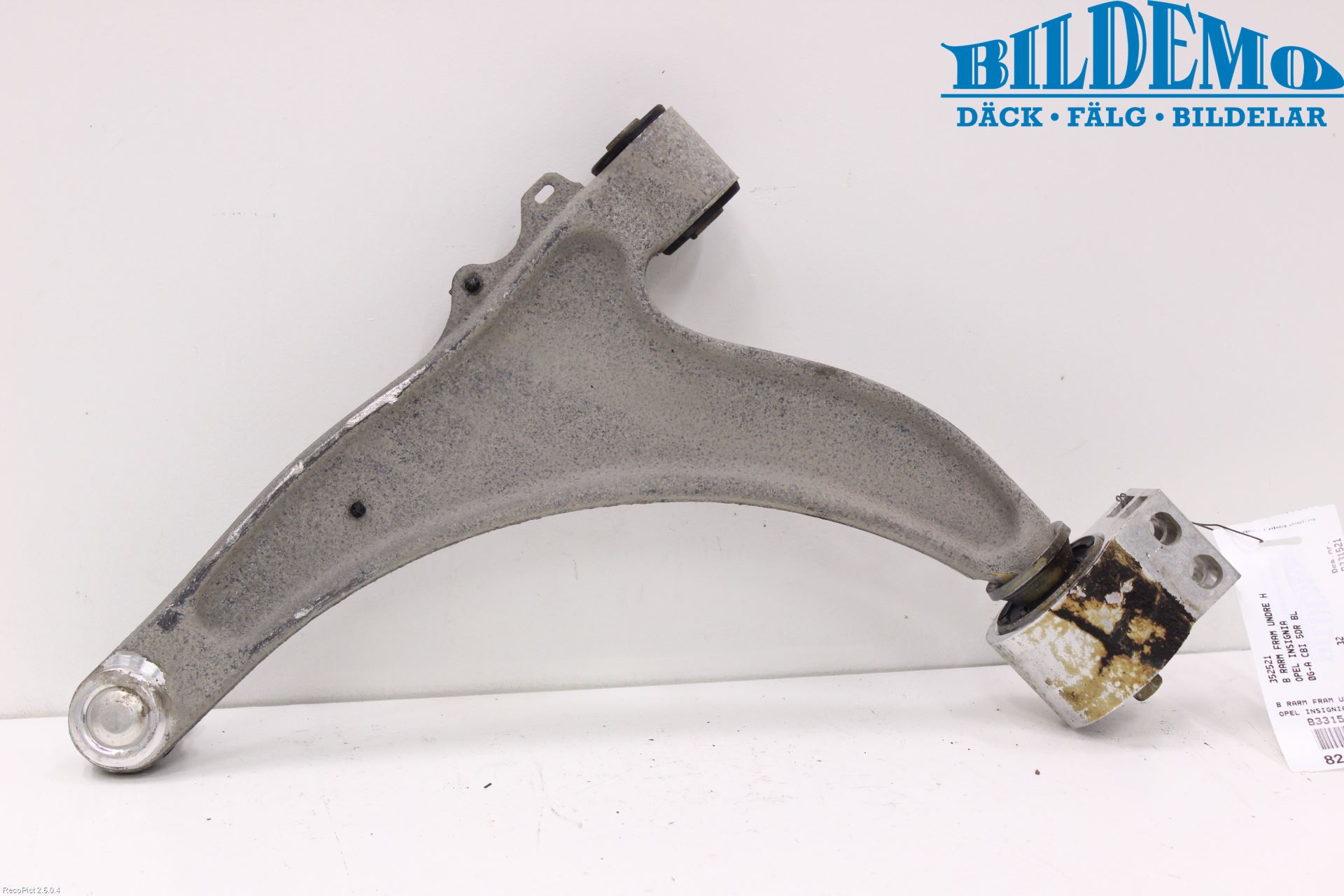 Opel INSIGNIA 09-16 Bärarm Fram Undre Hö