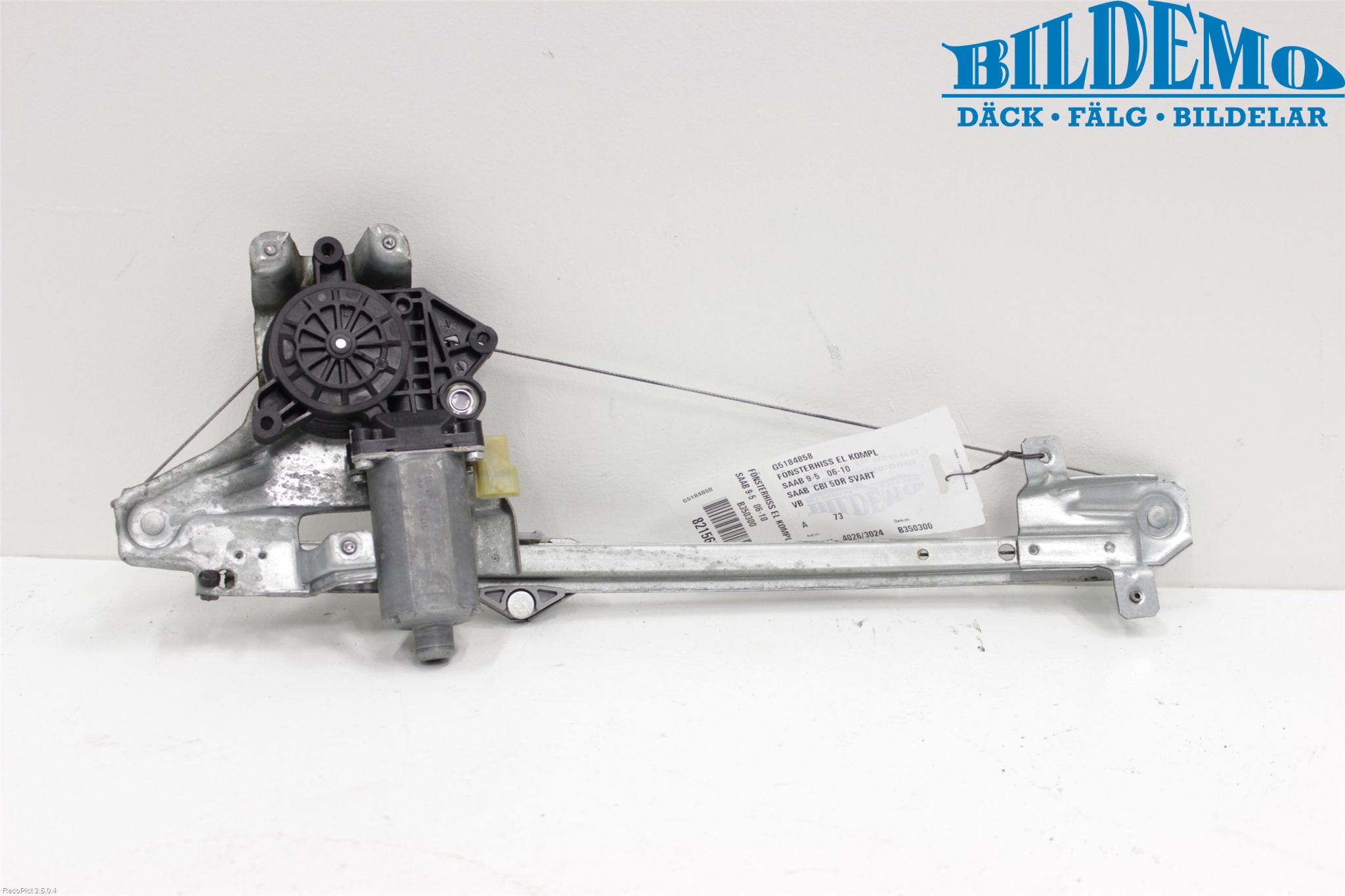 Saab 9-5     06-10 Fönsterhiss El Kompl