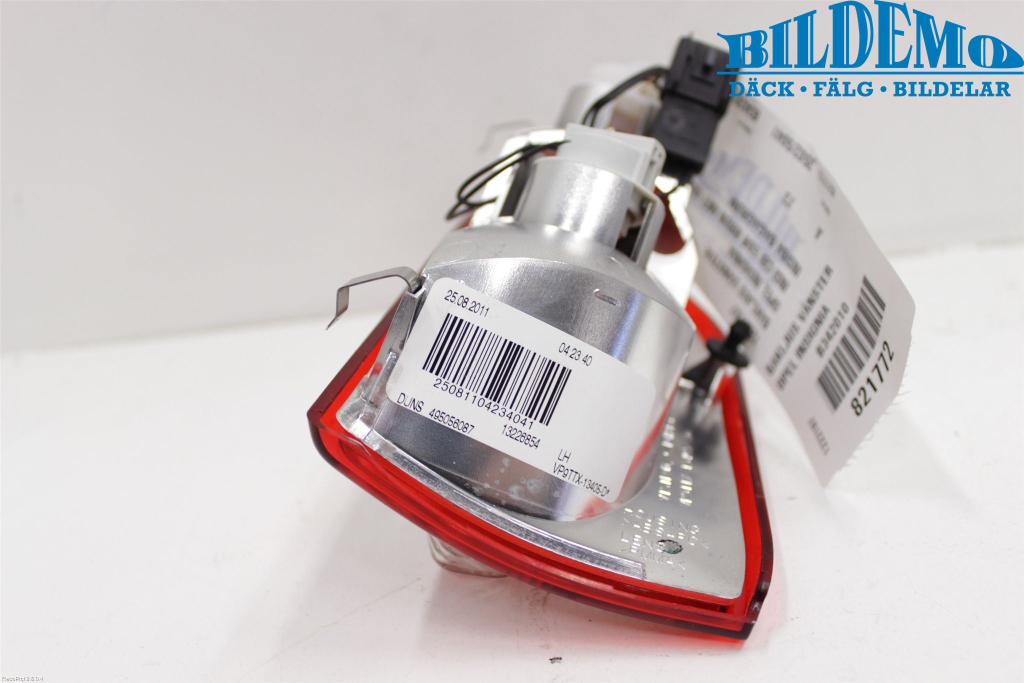 Opel INSIGNIA 09-16 Bakljus Vänster