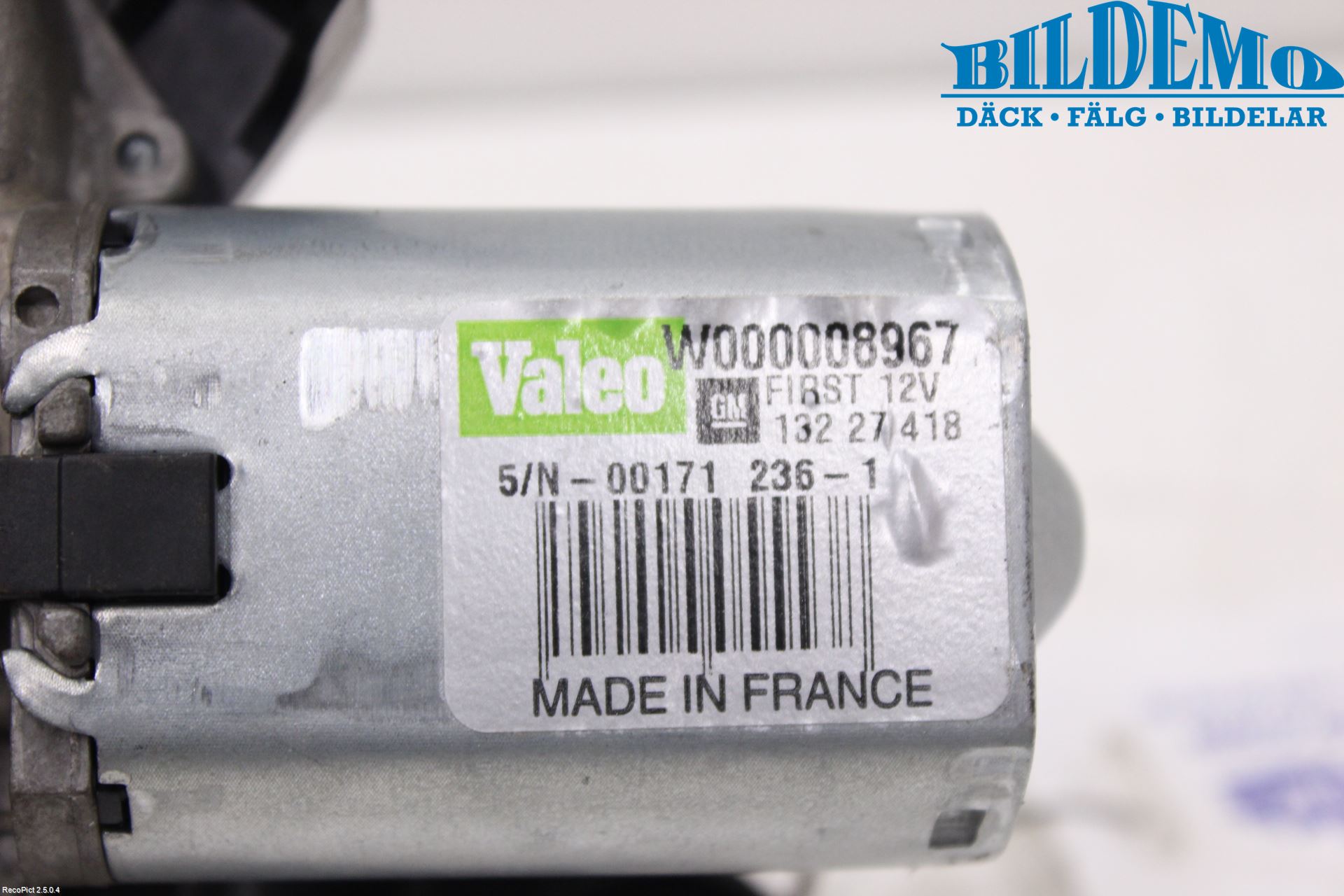 Opel INSIGNIA 09-16 Torkarmotor Baklucka