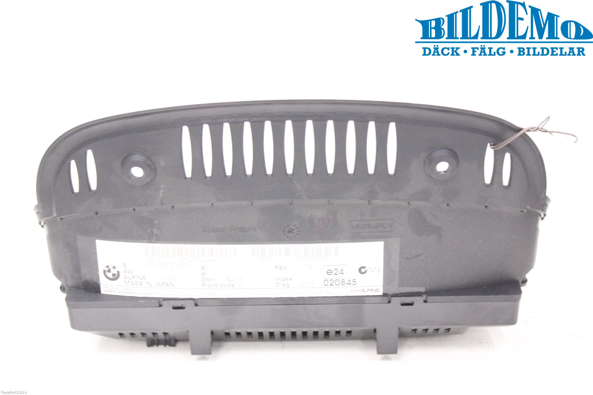 BMW 3 E90/91 SED/TOU 05-12 Färddator