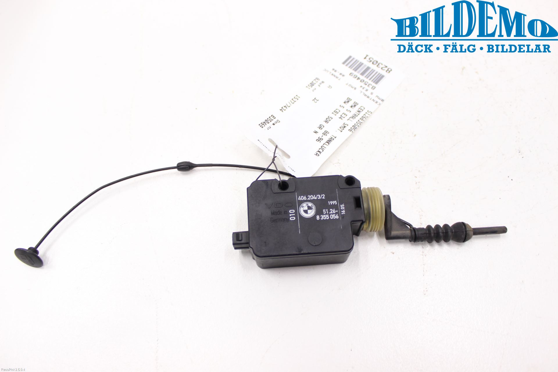 BMW 5 E34      88-96 Centrallåsmot Tanklucka