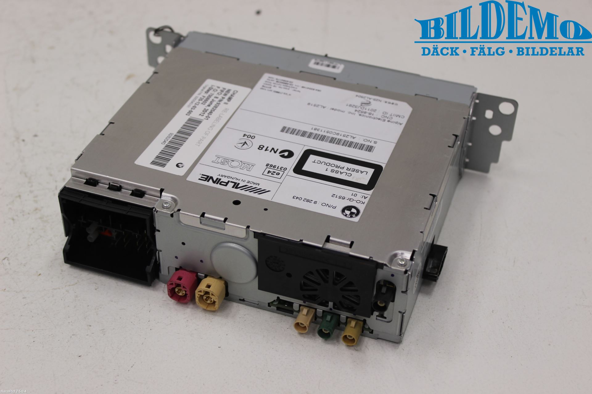 BMW X3 F25 10-17 Cd Radio - Multimediapanel