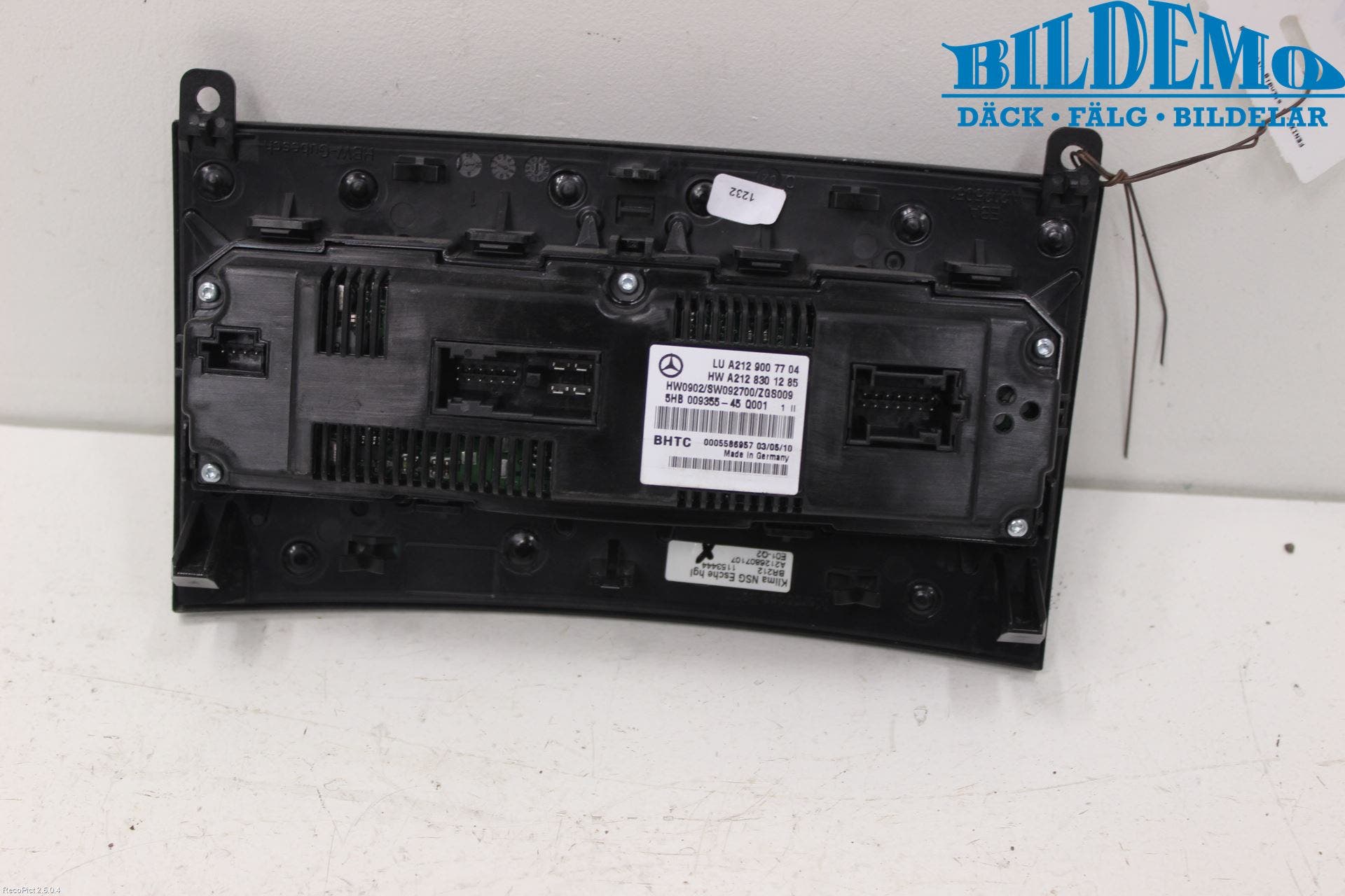 Mercedes-Benz MB E-KLASS (W212) 09-16 Ac Styrenhet Ac Manöveren