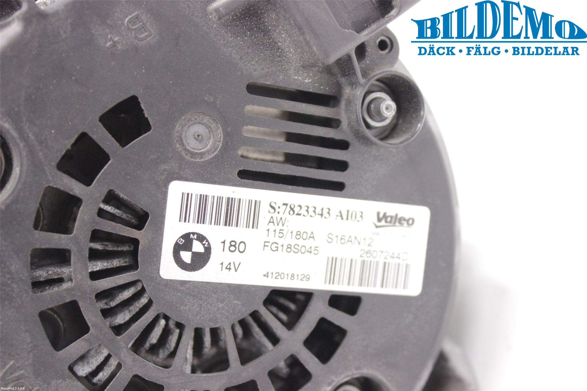 BMW 3 F30/F31/F80 12-19 Generator