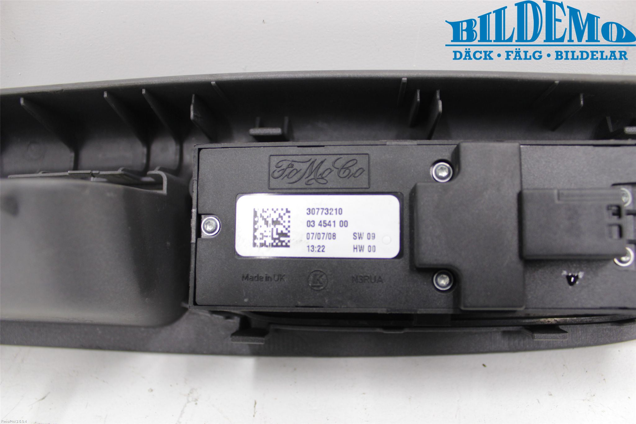 Volvo V50 08-12 Strömställare Elhiss