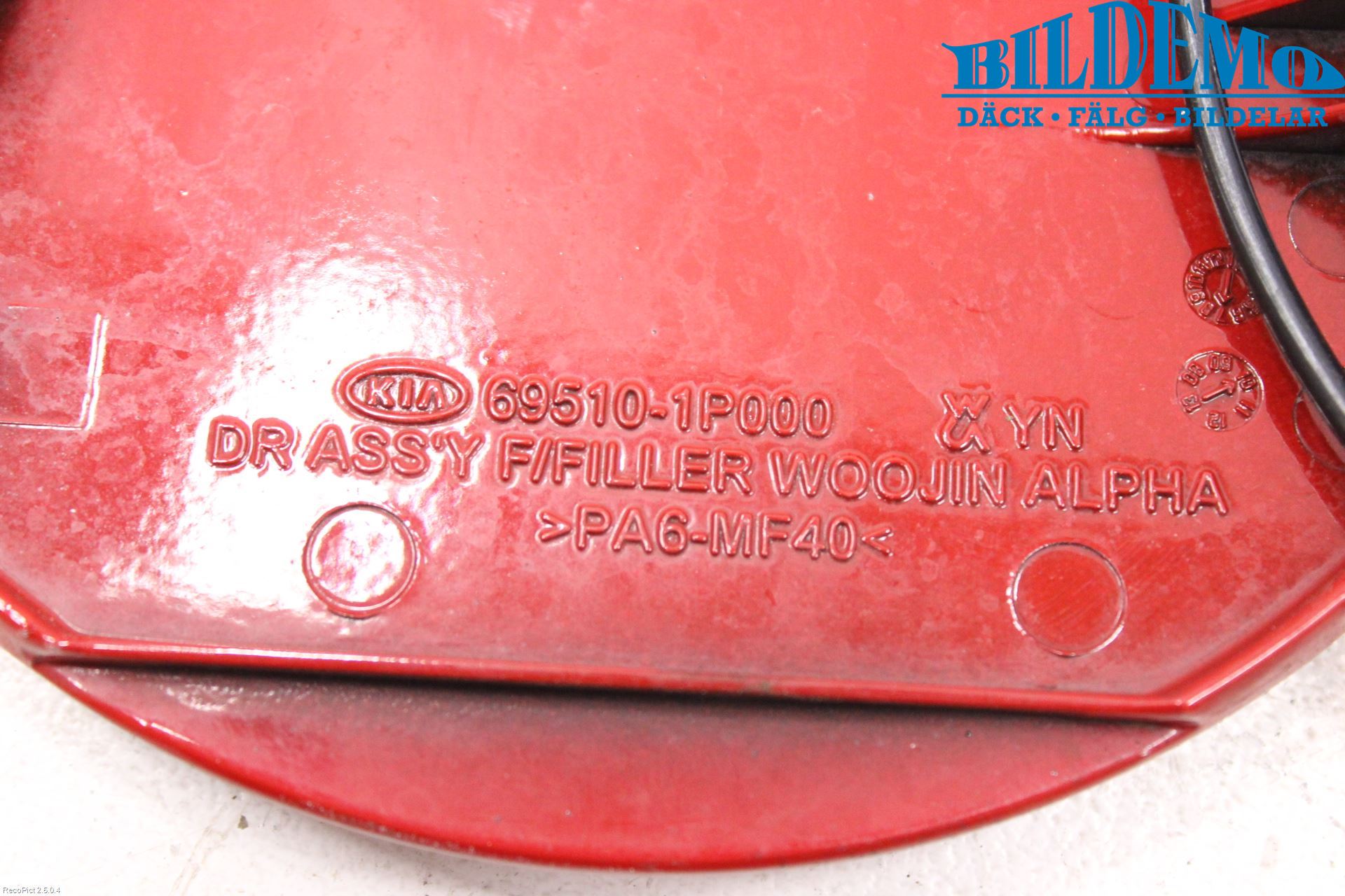 Kia VENGA 10-19 Tanklucka