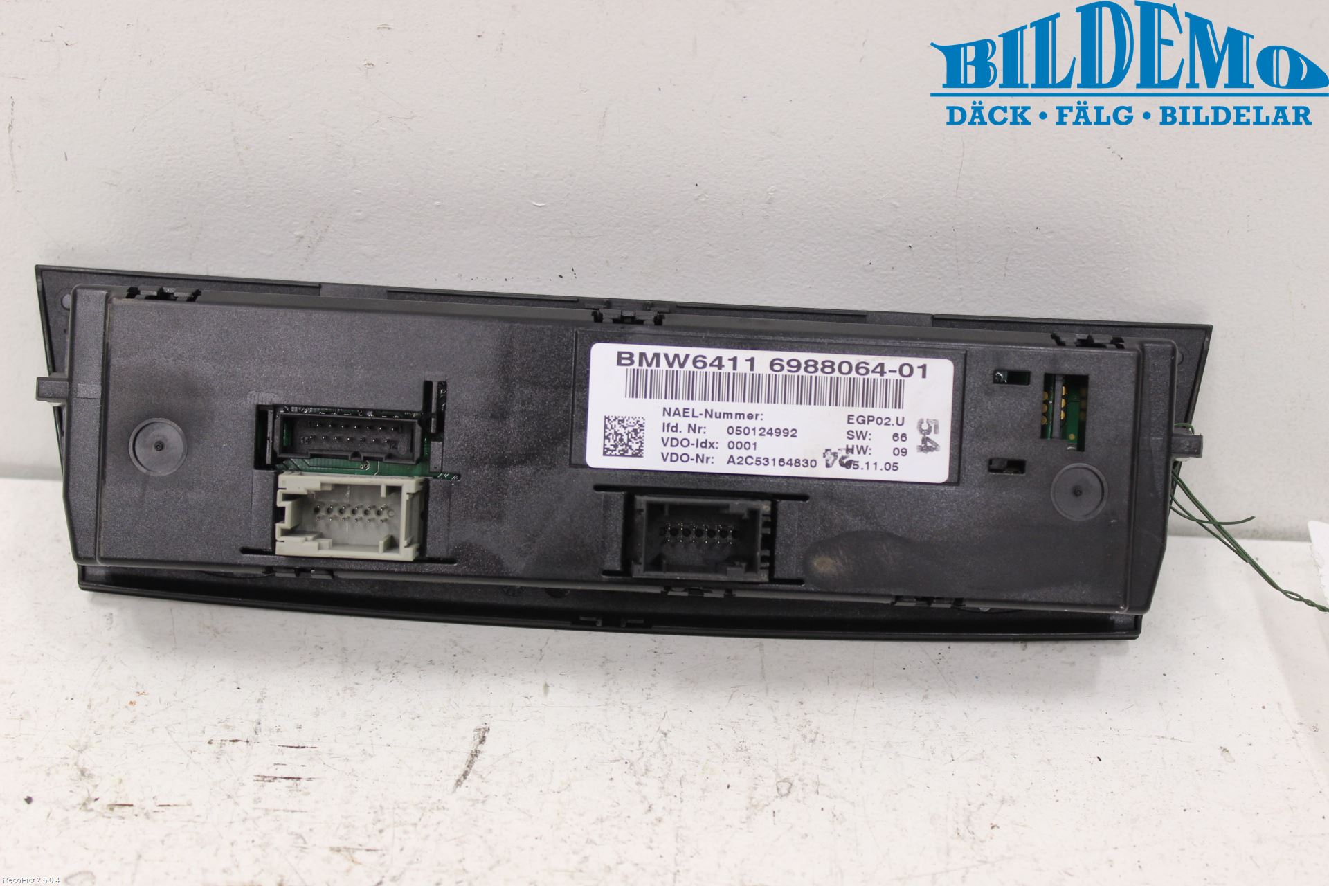 BMW 1 E87/81 5D/3D 03-11 Ac Styrenhet Ac Manöveren