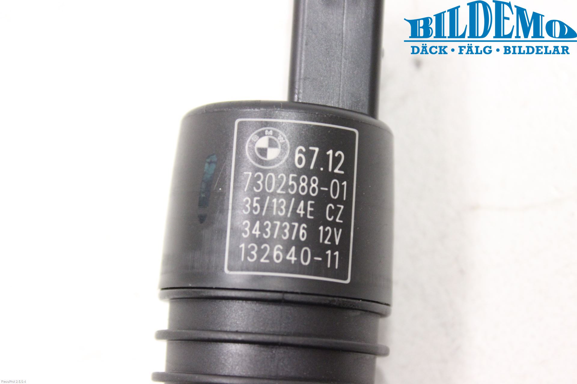 BMW 3 F30/F31/F80 12-19 Spolarpump Vindruta