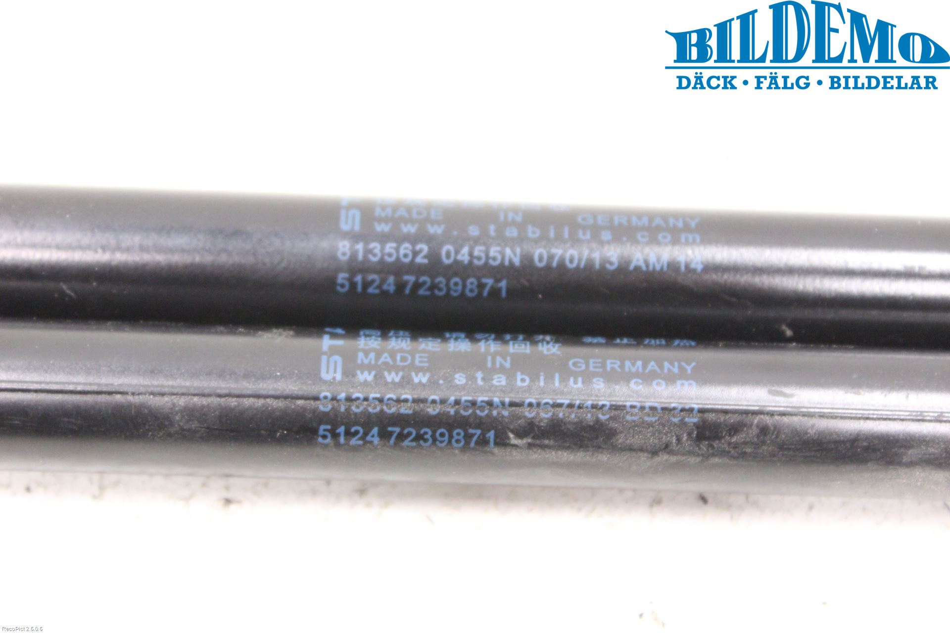 BMW 1 F20/F21 11-19 Gasfjäder Baklucka