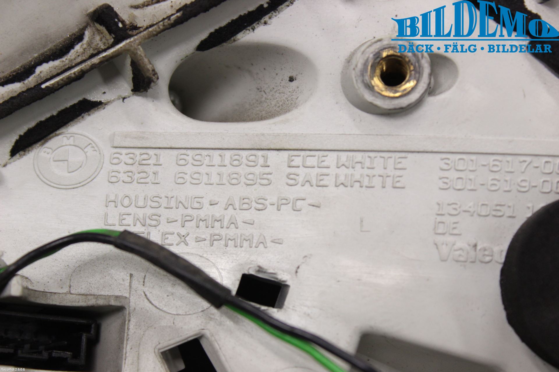 BMW 6 E63/64    02-10 Bakljus Vänster