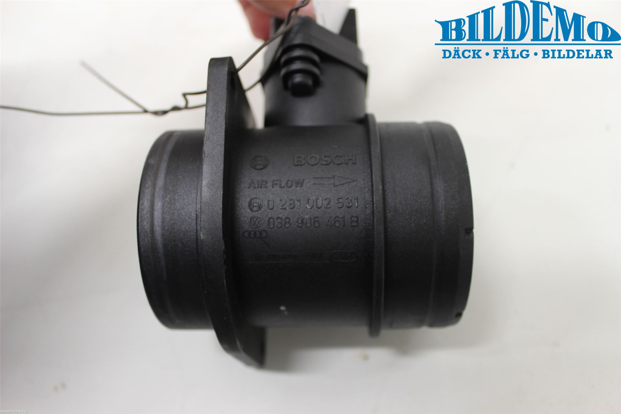 Volkswagen VW CADDY      04-10 Injluftmassamätare