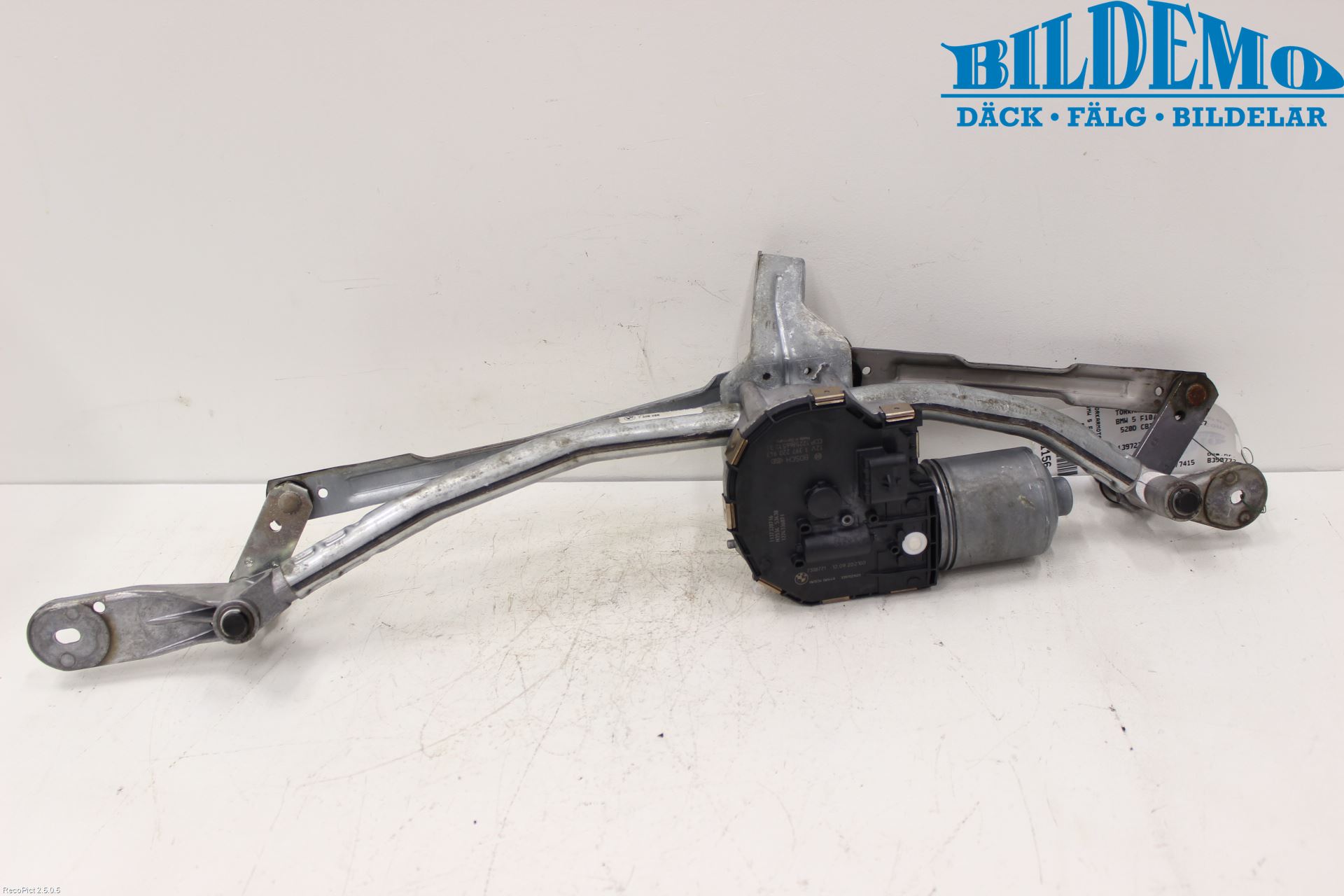 BMW 5 F10/F11/F18 09-17 Torkarmotor Vindruta