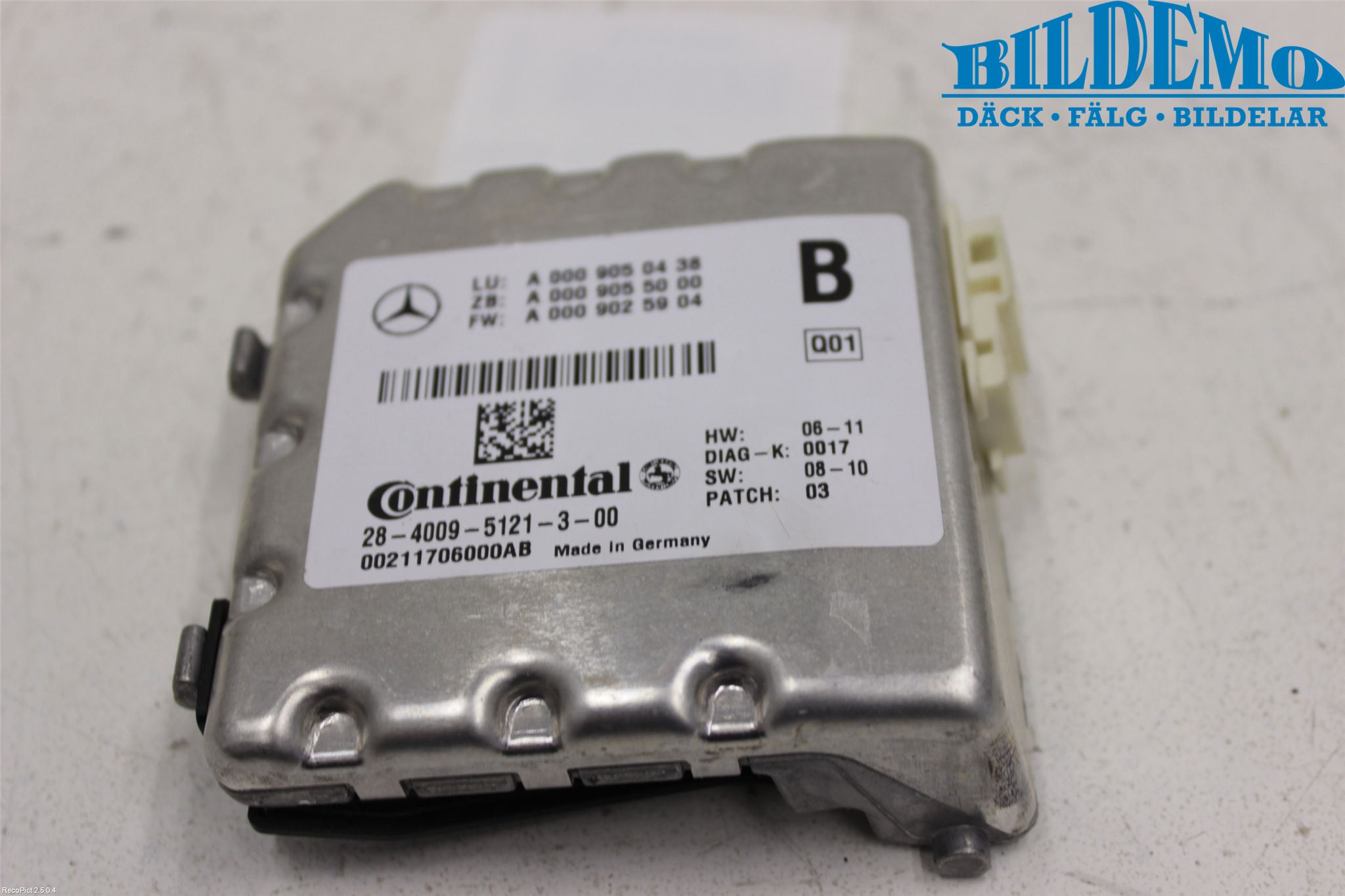 Mercedes-Benz MB ML/GLE-KLASS (W166) 12-18 Parkeringshjälp Kamera