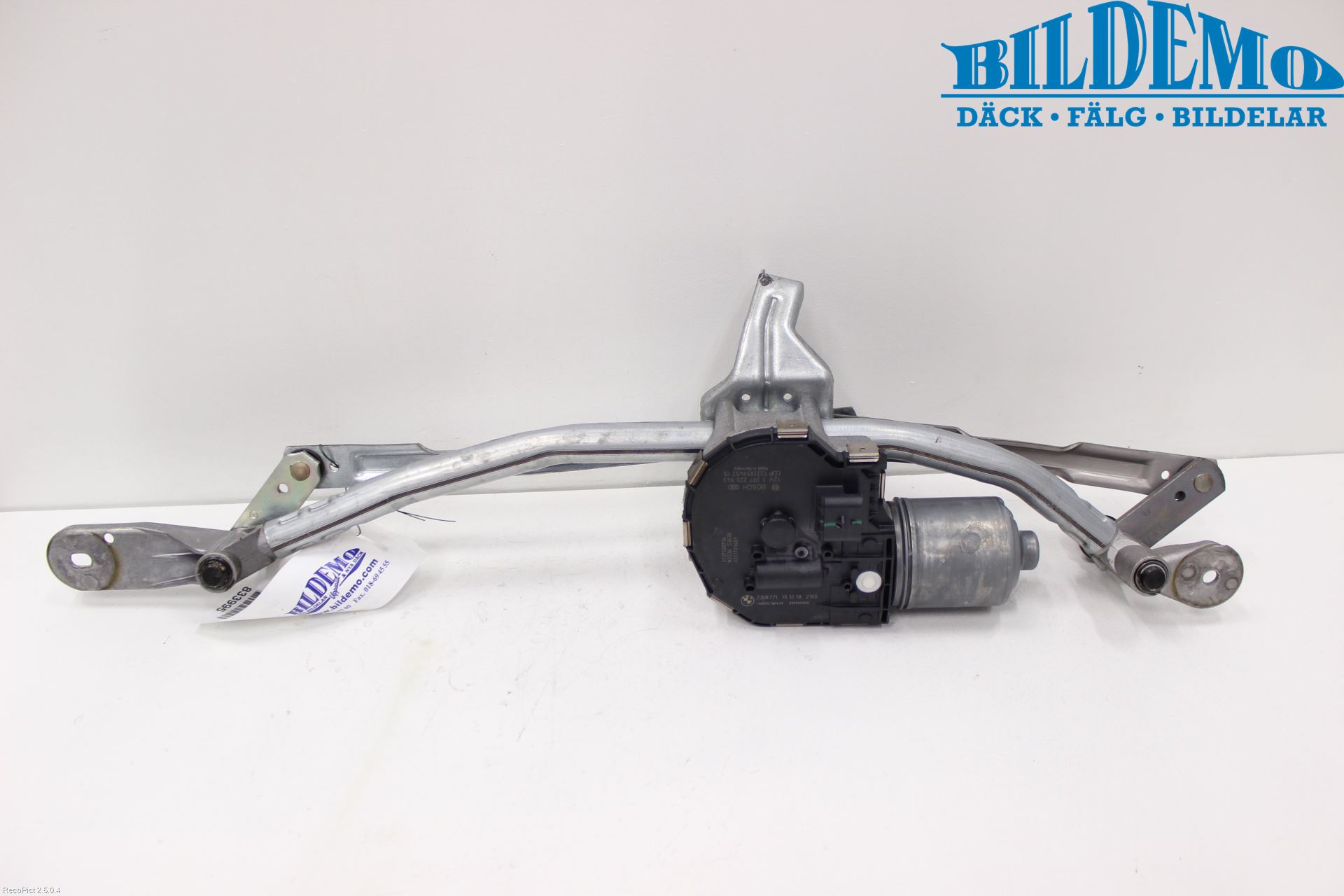 BMW 5 F10/F11/F18 09-17 Torkarmotor Vindruta
