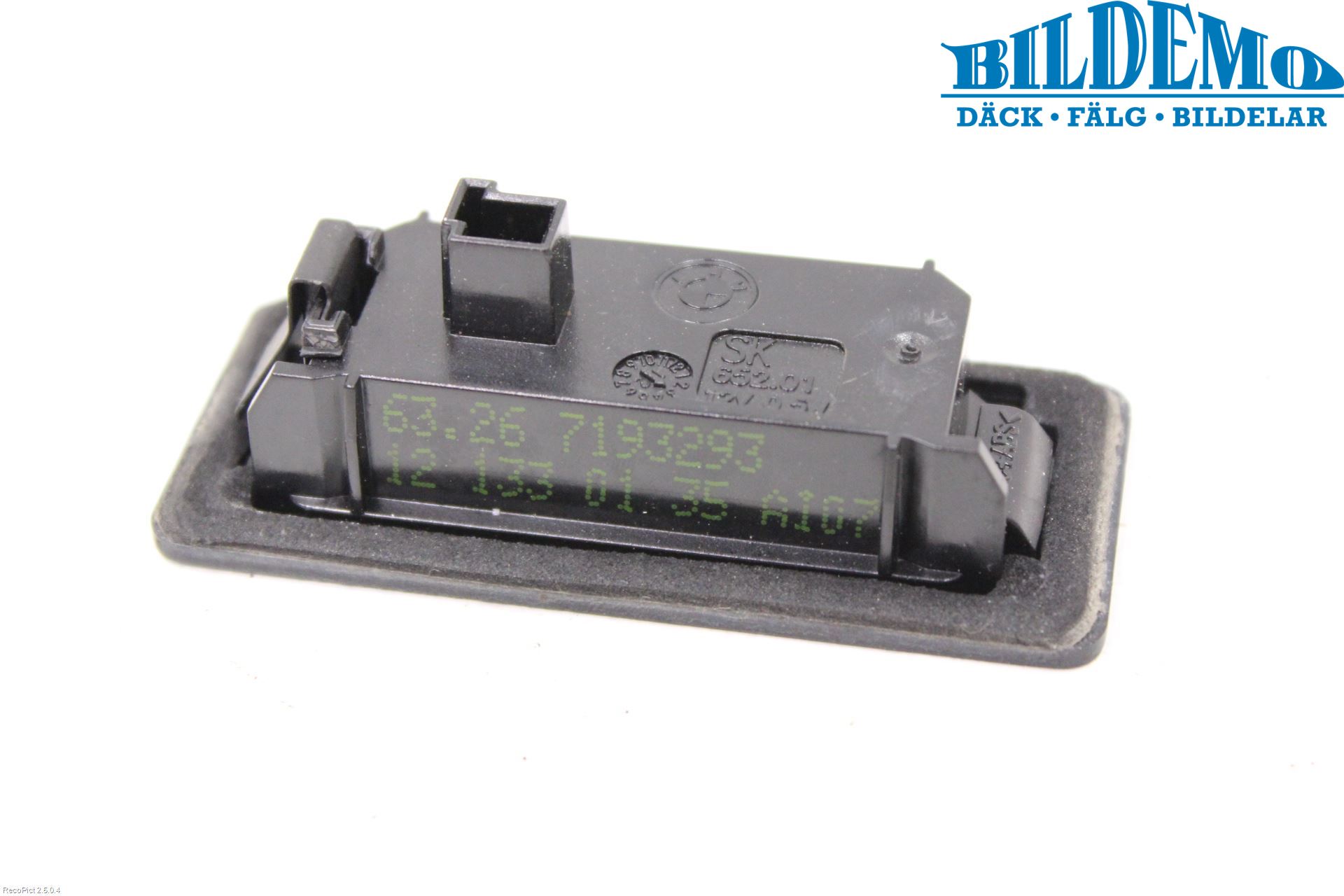BMW 5 F10/F11/F18 09-17 Skylt Belysning