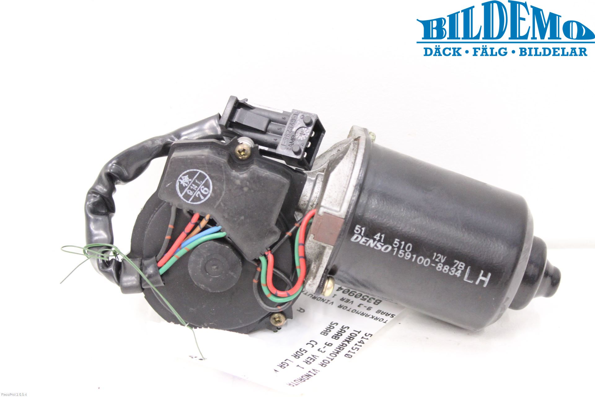 Saab 9-3 VER 1 98-03 Torkarmotor Vindruta