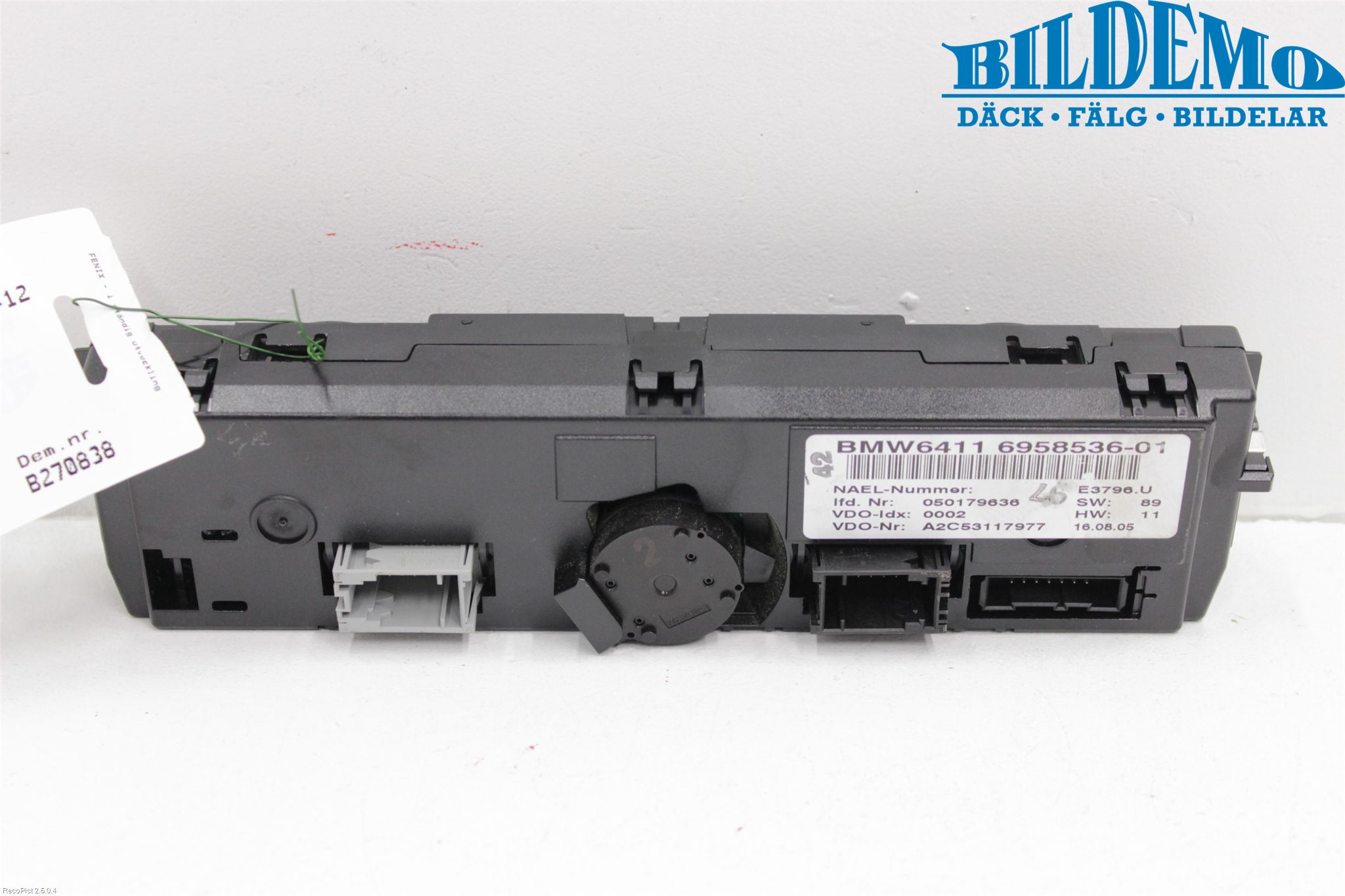 BMW 3 E90/91 SED/TOU 05-12 Ac Styrenhet Ac Manöveren