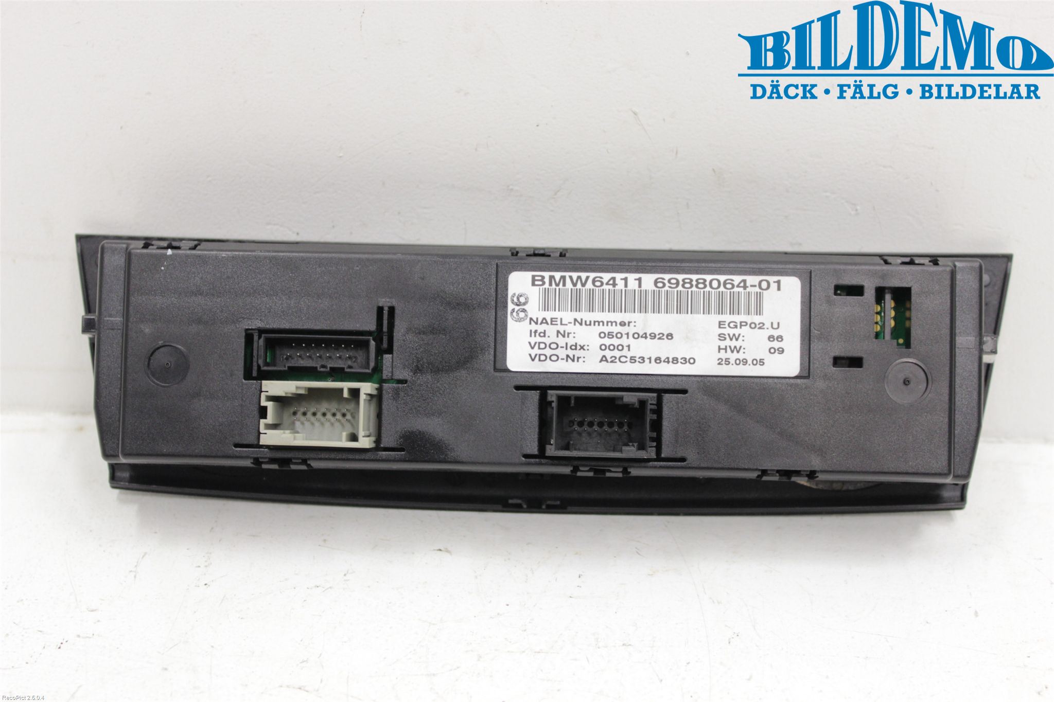 BMW 1 E87/81 5D/3D 03-11 Ac Styrenhet Ac Manöveren