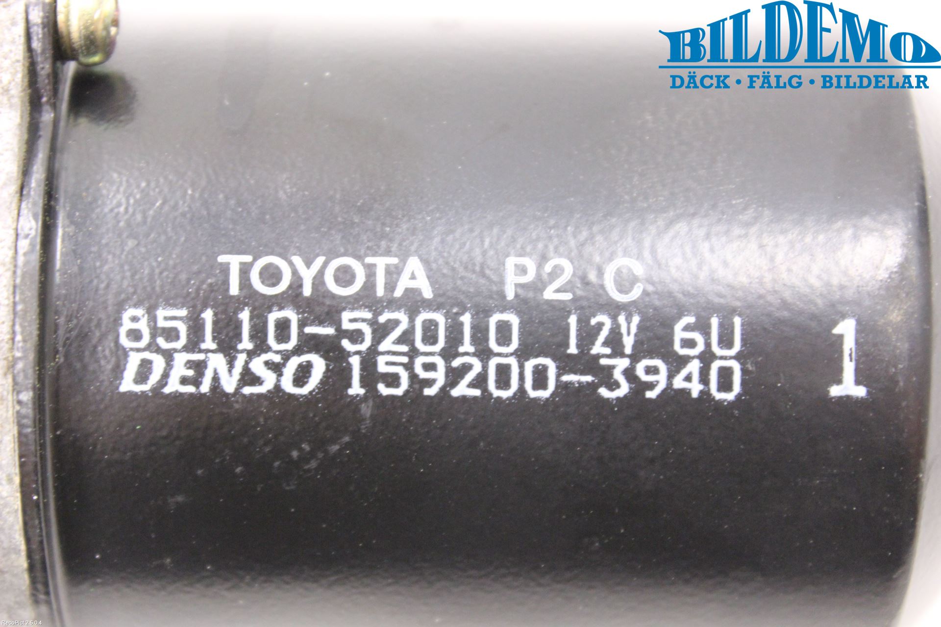 Toyota YARIS P1 99-03 Torkarmotor Vindruta