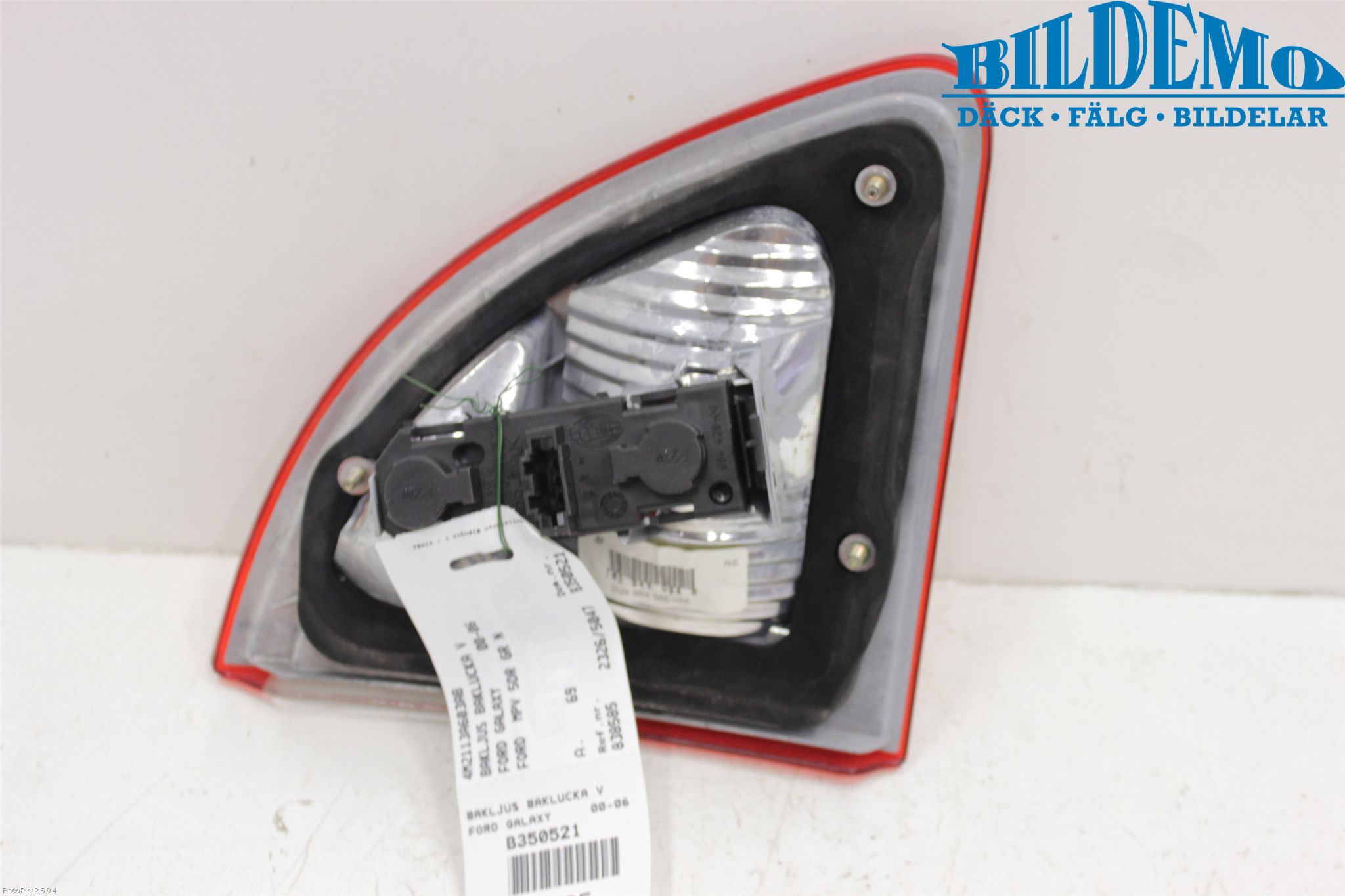 Ford GALAXY     00-06 Bakljus Lucka Hö