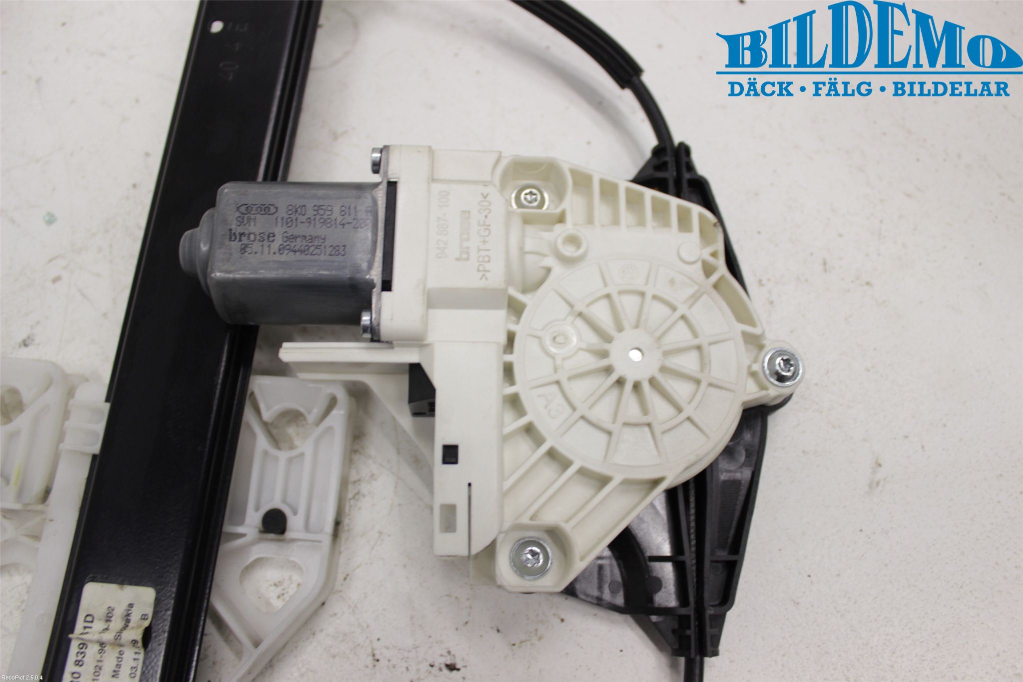 Audi Q5 09-16 Fönsterhiss El Kompl