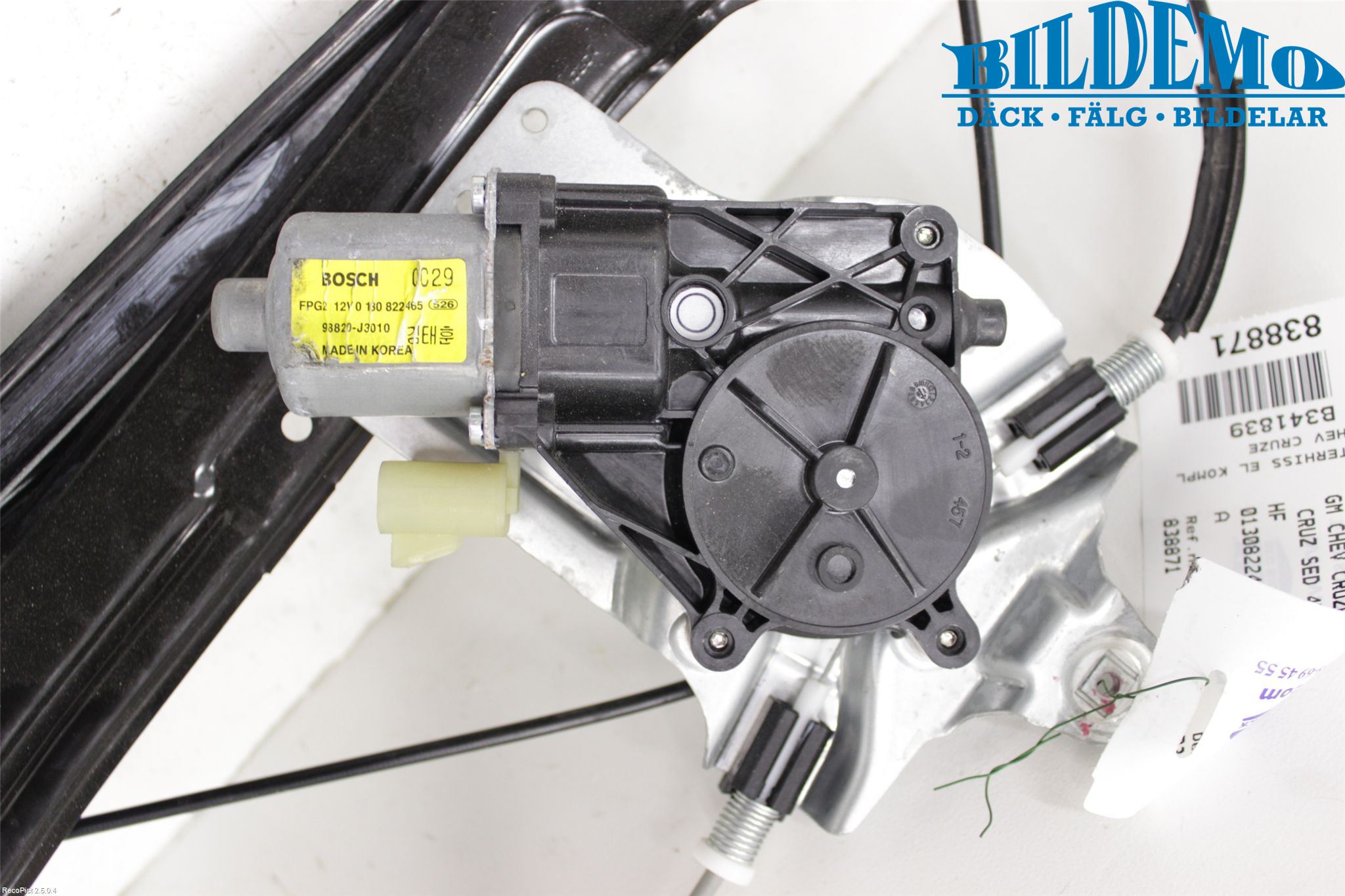 GM CHEVROLET CRUZE Fönsterhiss El Kompl