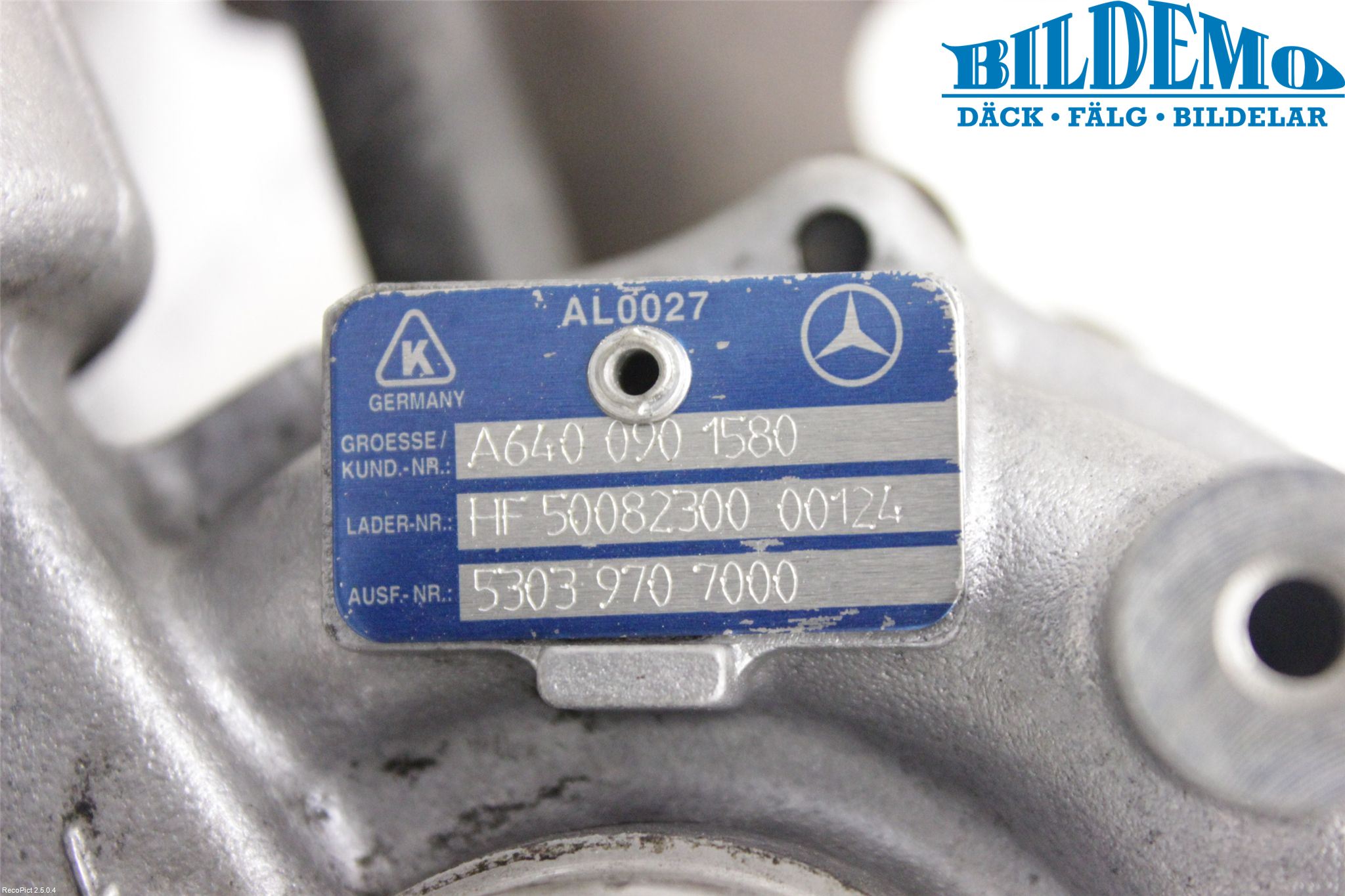 Mercedes-Benz MB A-KLASS (W169) 04-12 Turboaggregat
