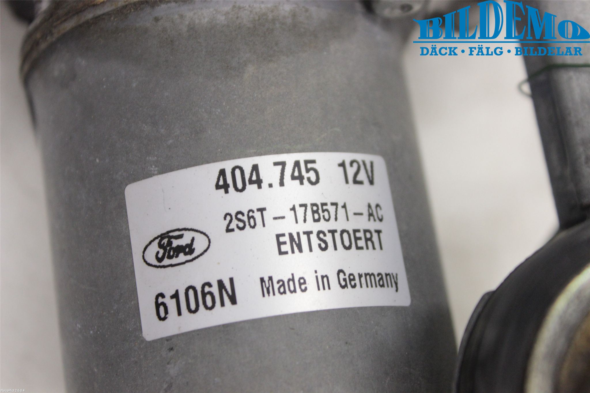 Ford FIESTA     06-08 Torkarmekanism Vindruta