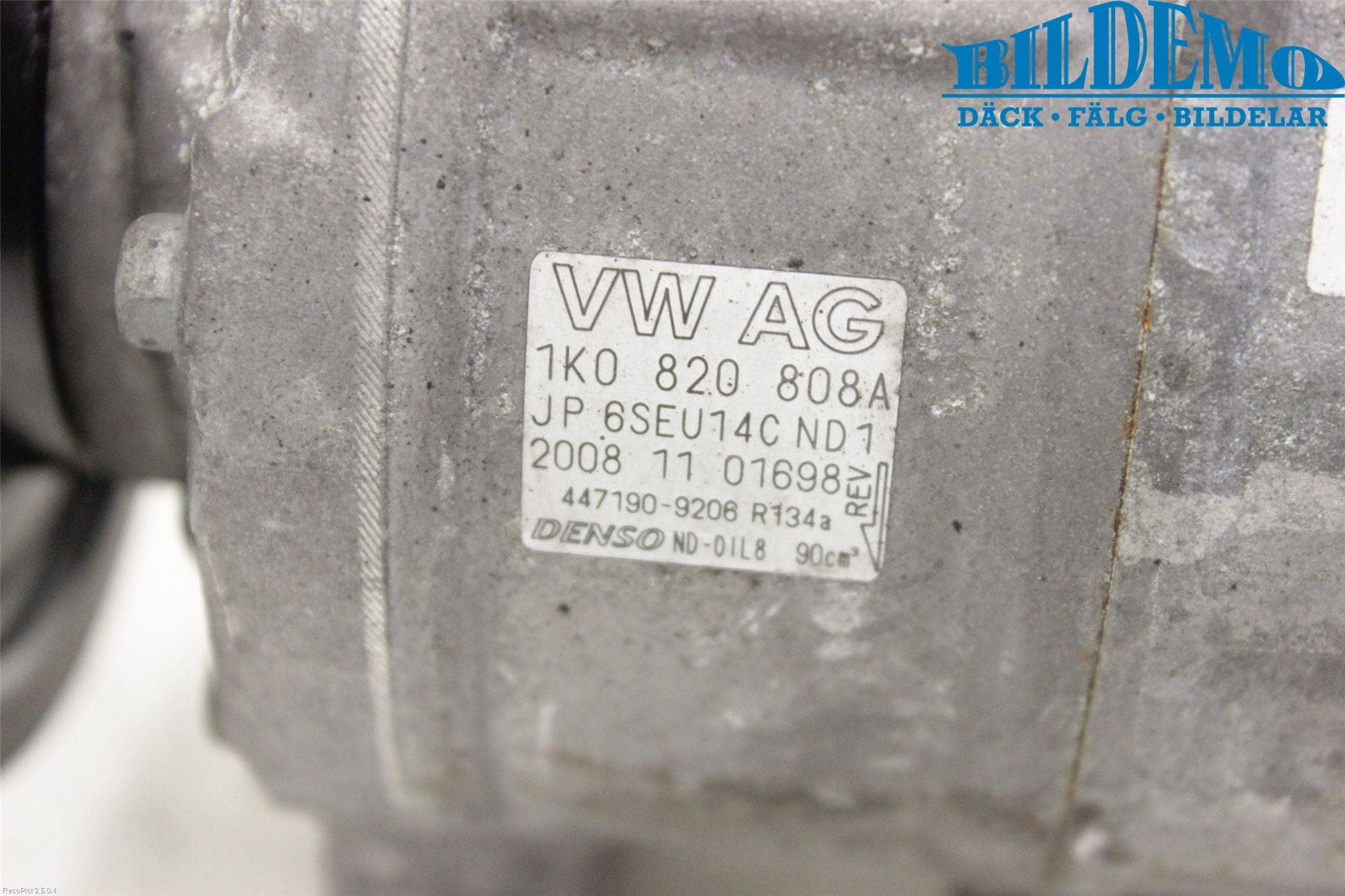 Volkswagen VW GOLF VI 09-13 Ac Kompressor