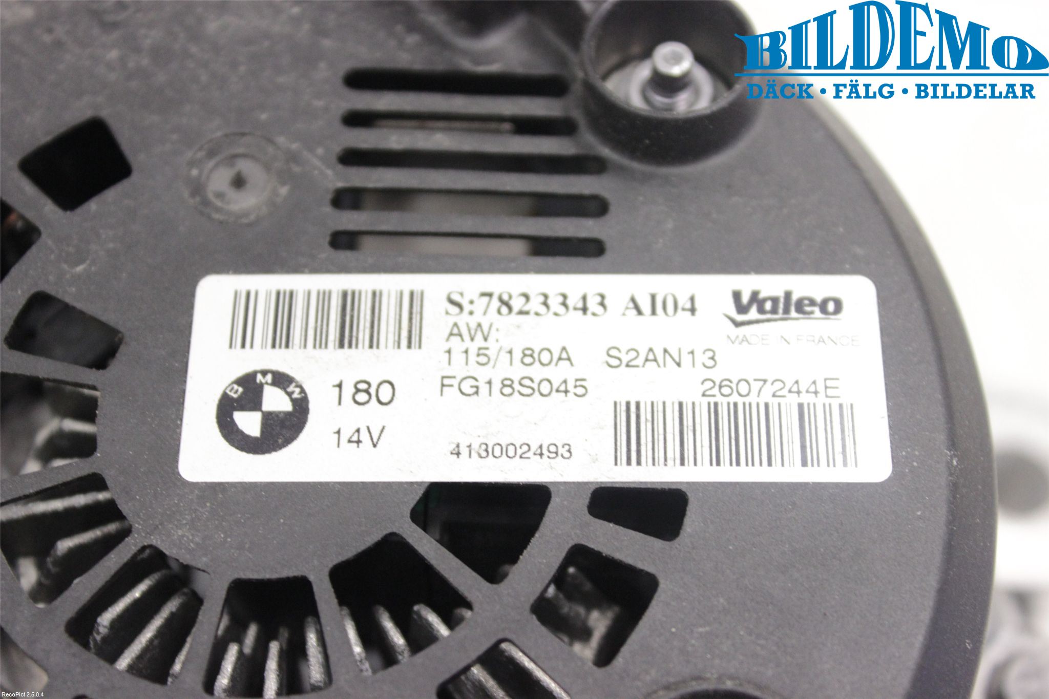 BMW 3 F30/F31/F80 12-19 Generator